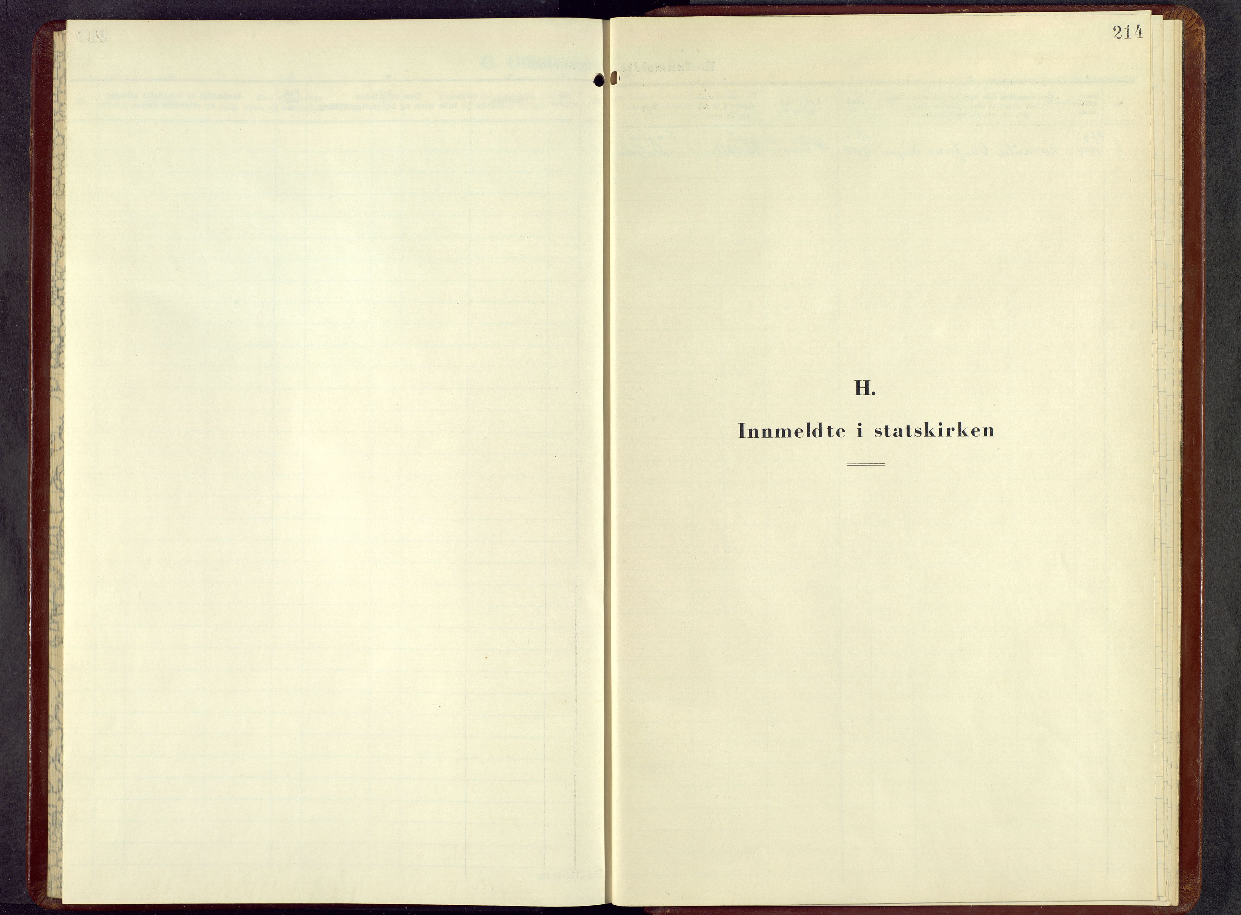 Åmot prestekontor, Hedmark, SAH/PREST-056/H/Ha/Hab/L0011: Klokkerbok nr. 11, 1949-1969, s. 213b-214a