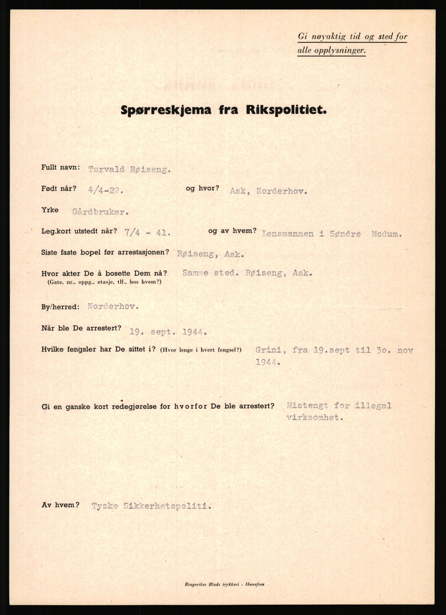 Rikspolitisjefen, AV/RA-S-1560/L/L0014: Pettersen, Aksel - Savosnick, Ernst, 1940-1945, s. 958