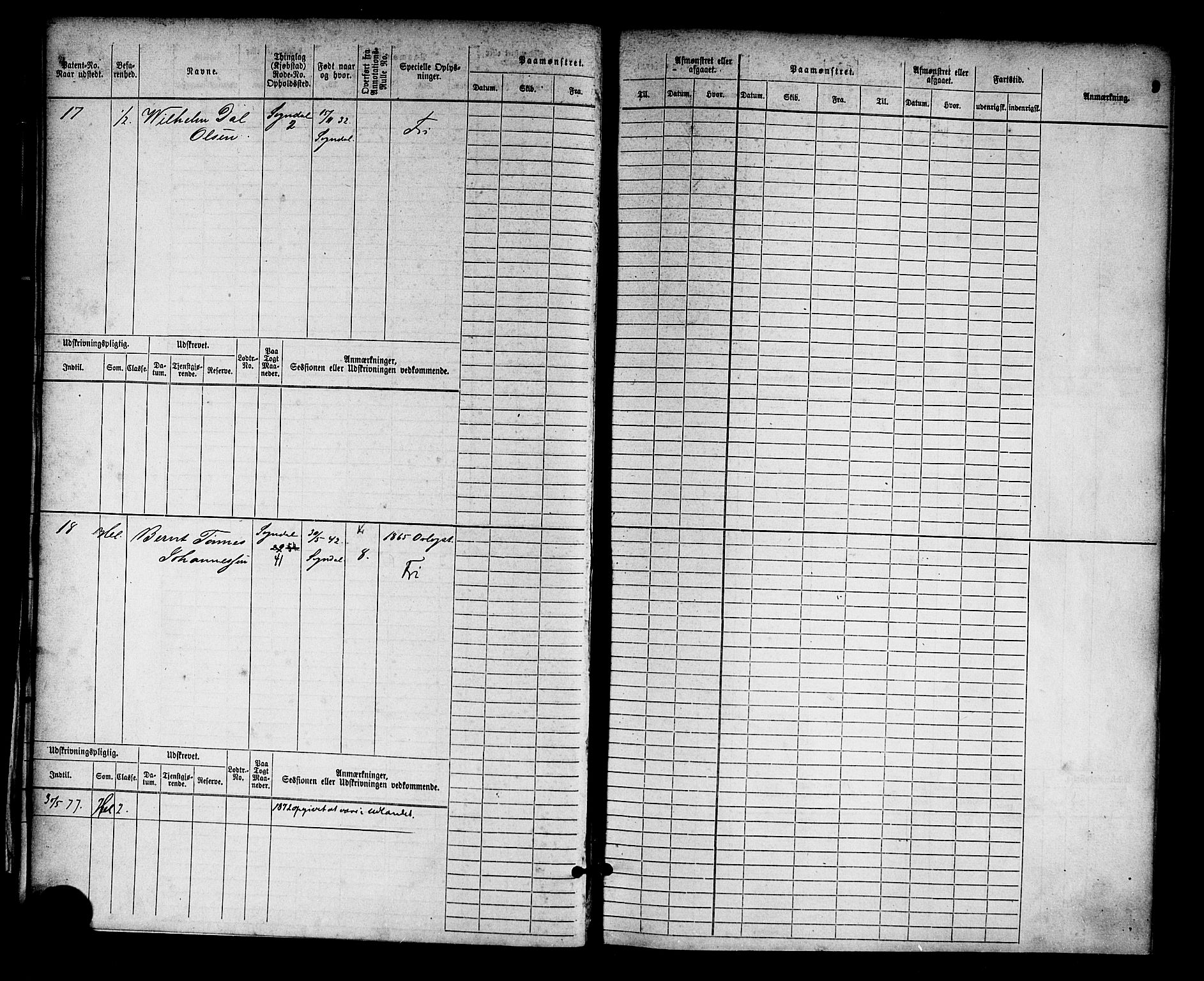 Sogndal mønstringskrets, SAK/2031-0020/F/Fb/L0001: Hovedrulle nr. 1-382, P-2, 1870-1889, s. 12