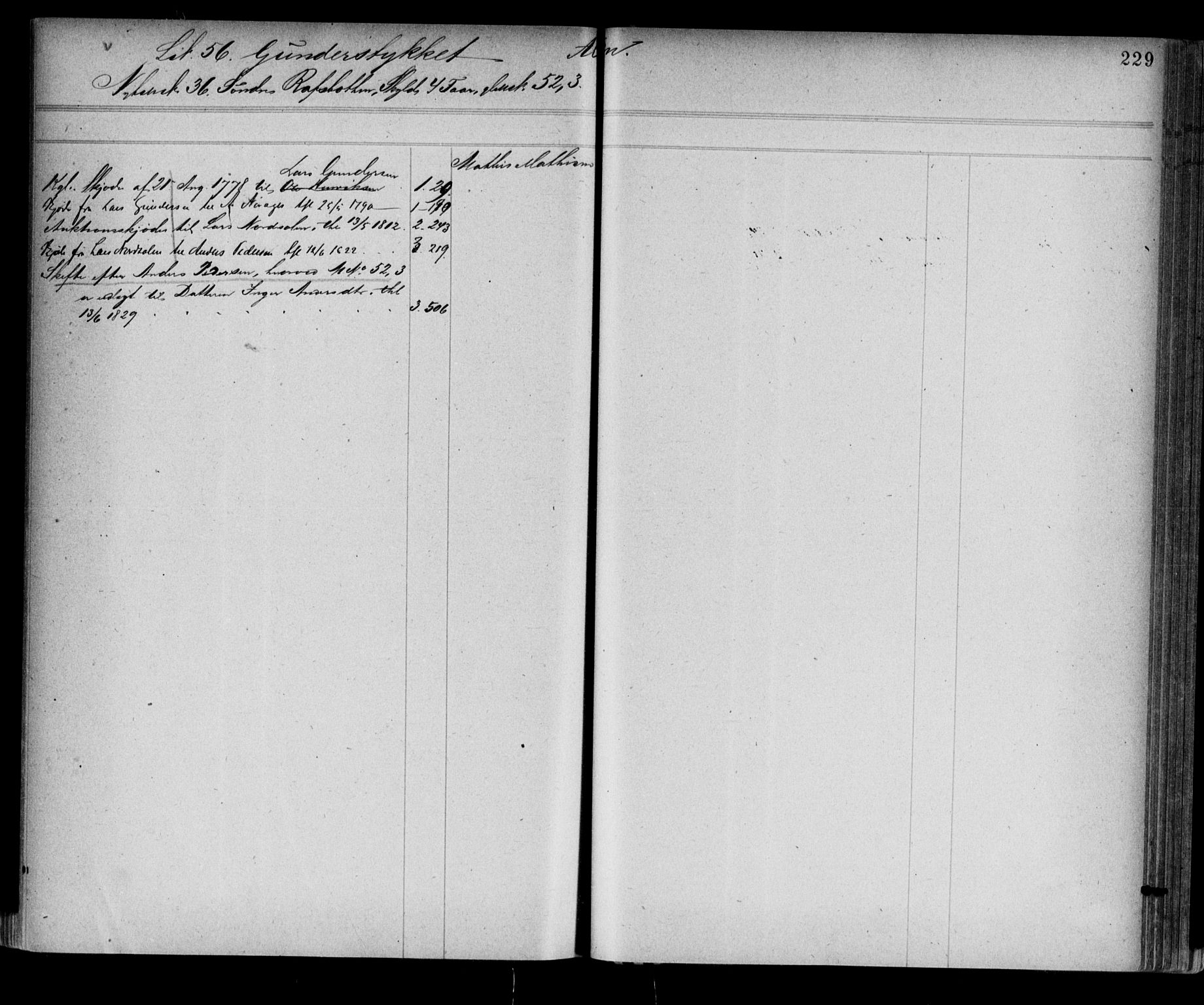 Alta fogderi/sorenskriveri, AV/SATØ-SATØ-5/1/K/Kb/Kba/L0008pantereg: Panteregister nr. 8, 1776, s. 229