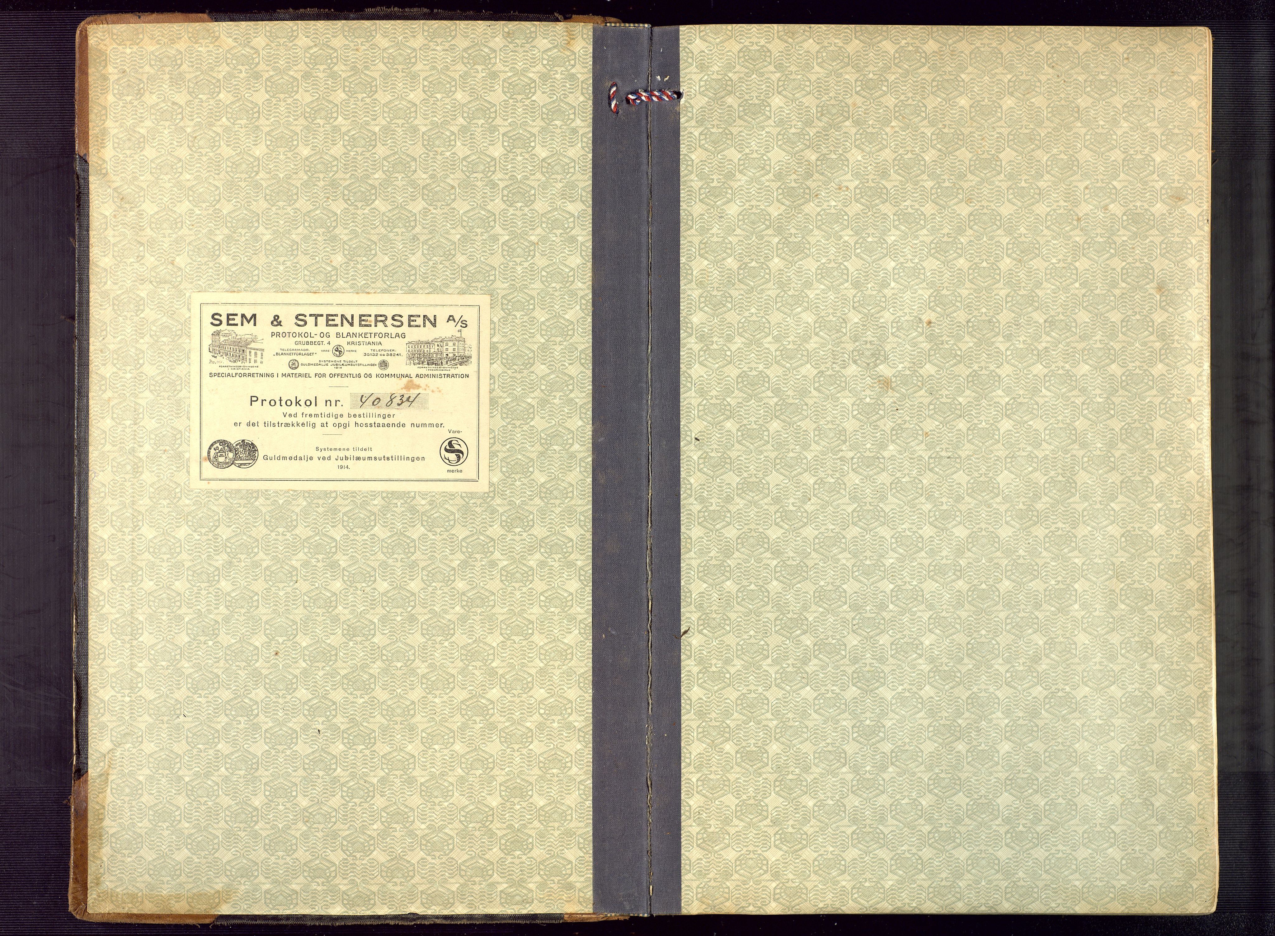 Barbu sokneprestkontor, SAK/1111-0003/F/Fb/L0005: Klokkerbok nr. B 5, 1923-1946