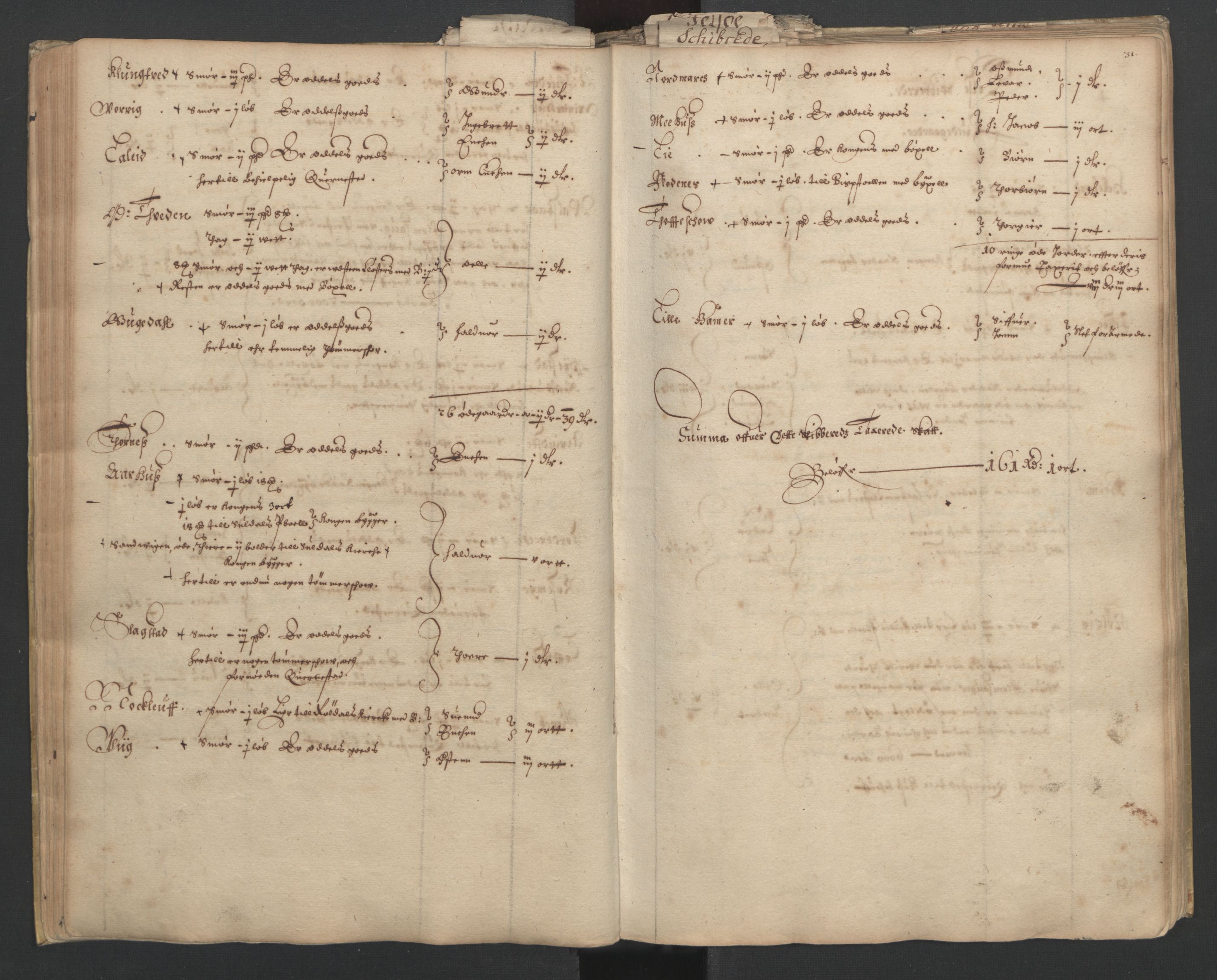 Rentekammeret inntil 1814, Realistisk ordnet avdeling, AV/RA-EA-4070/L/L0023/0001: Stavanger lagdømme: / [A]: Alminnelig jordebok og skattemanntall (6 dalers kontribusjonsskatt), 1661, s. 30b-31a