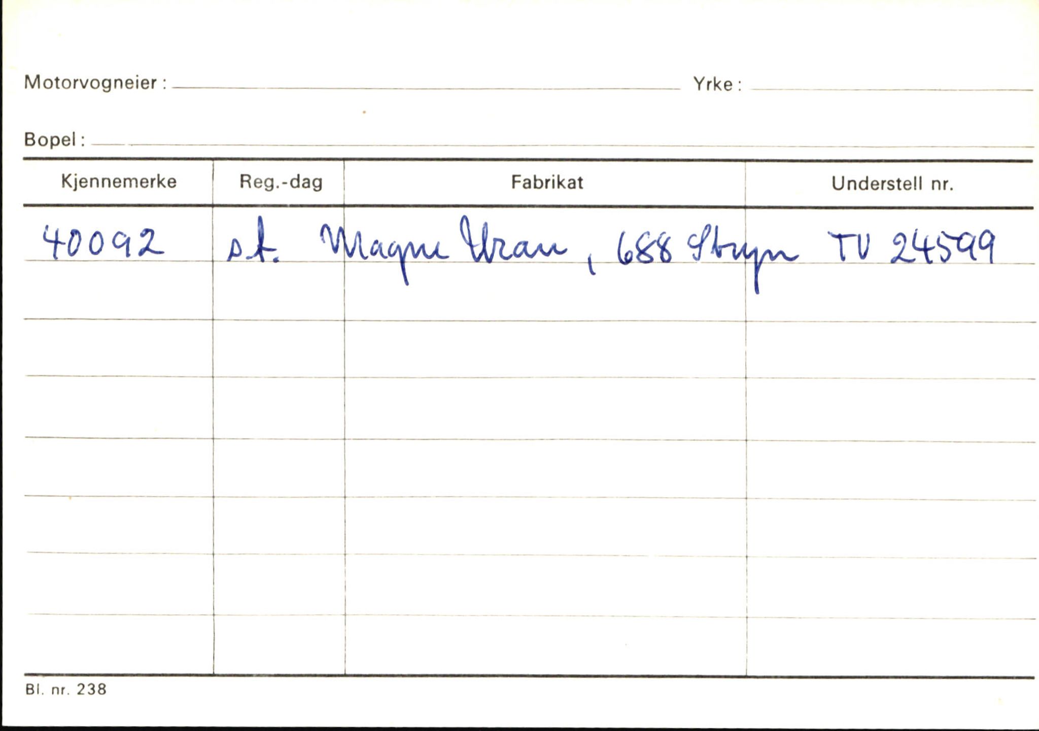 Statens vegvesen, Sogn og Fjordane vegkontor, AV/SAB-A-5301/4/F/L0145: Registerkort Vågsøy S-Å. Årdal I-P, 1945-1975, s. 591