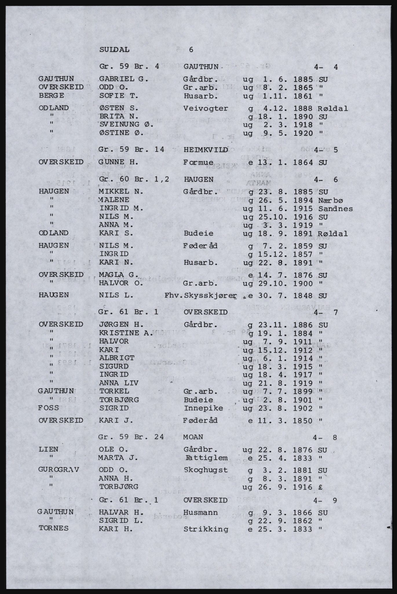 SAST, Avskrift av folketellingen 1920 for Indre Ryfylke, 1920, s. 238