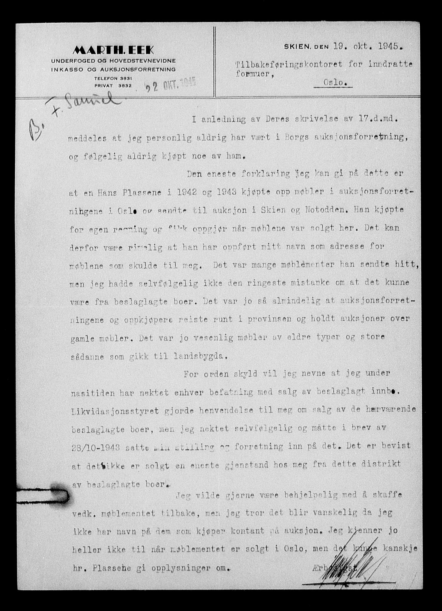 Justisdepartementet, Tilbakeføringskontoret for inndratte formuer, AV/RA-S-1564/H/Hc/Hcc/L0976: --, 1945-1947, s. 689