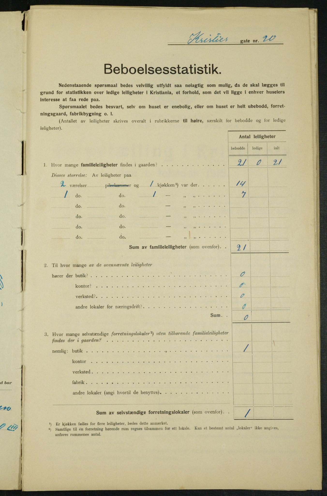 OBA, Kommunal folketelling 1.2.1915 for Kristiania, 1915, s. 12351