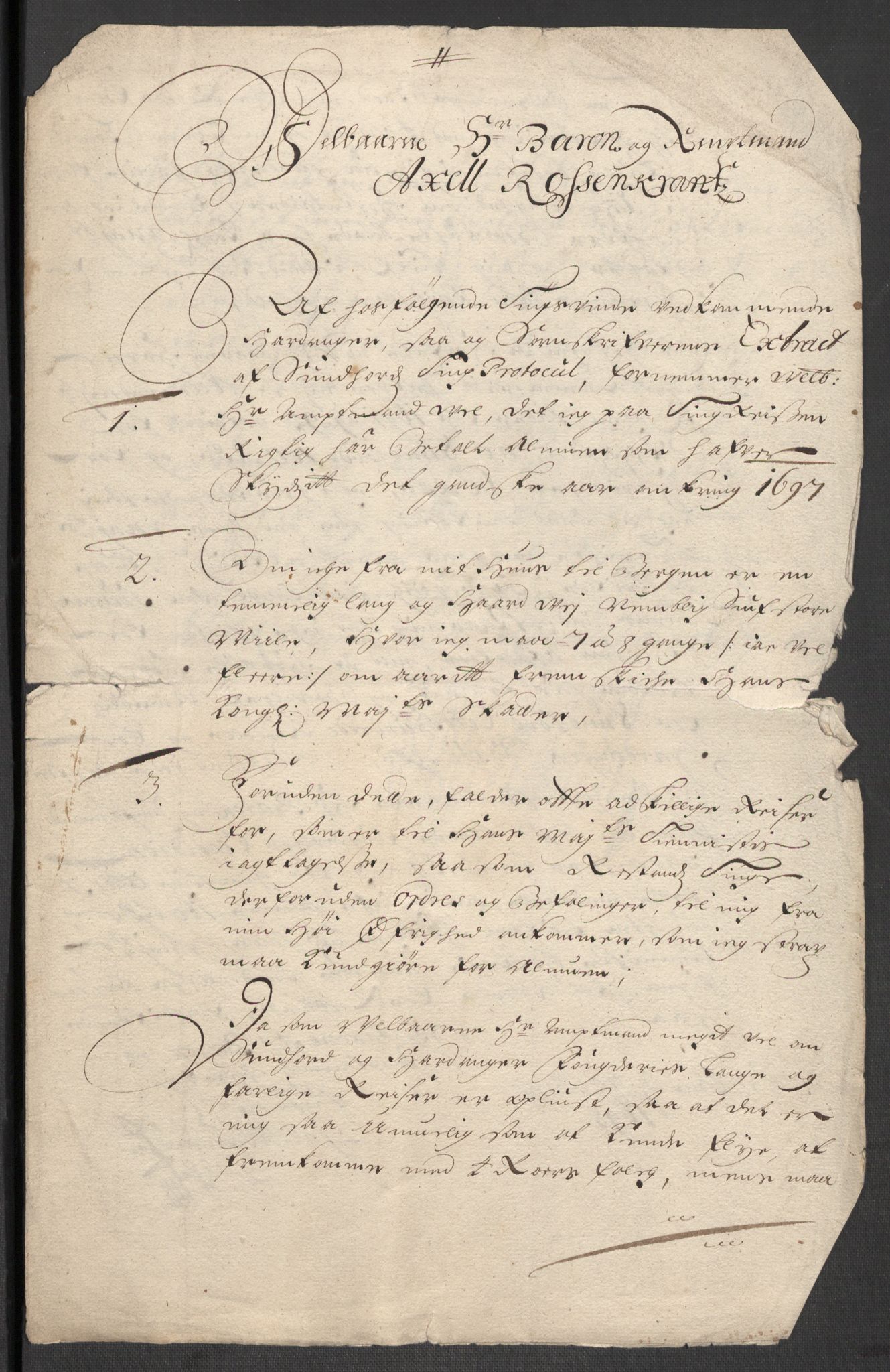 Rentekammeret inntil 1814, Reviderte regnskaper, Fogderegnskap, RA/EA-4092/R48/L2977: Fogderegnskap Sunnhordland og Hardanger, 1697-1698, s. 207
