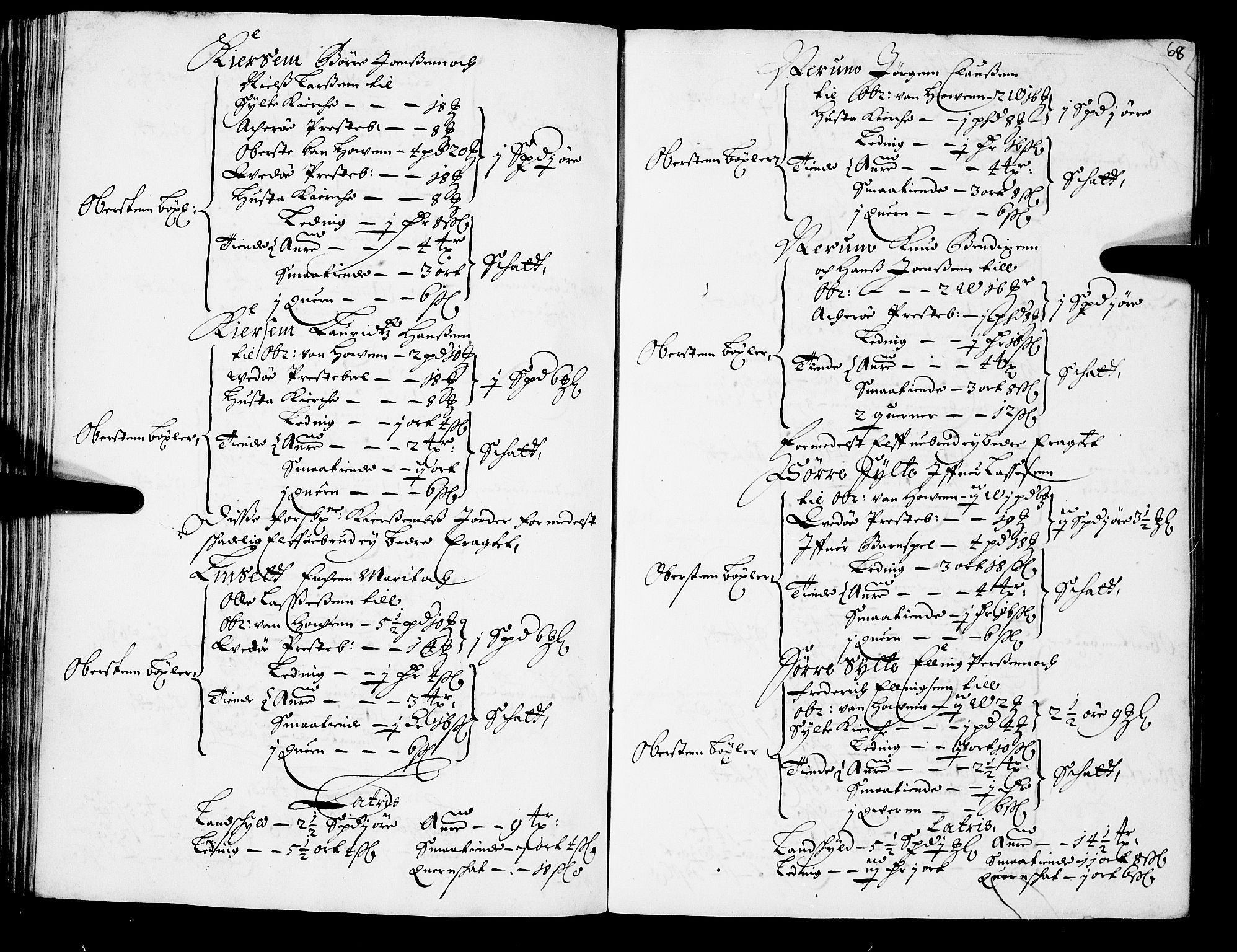 Rentekammeret inntil 1814, Realistisk ordnet avdeling, AV/RA-EA-4070/N/Nb/Nba/L0048: Romsdal fogderi, 1669, s. 67b-68a