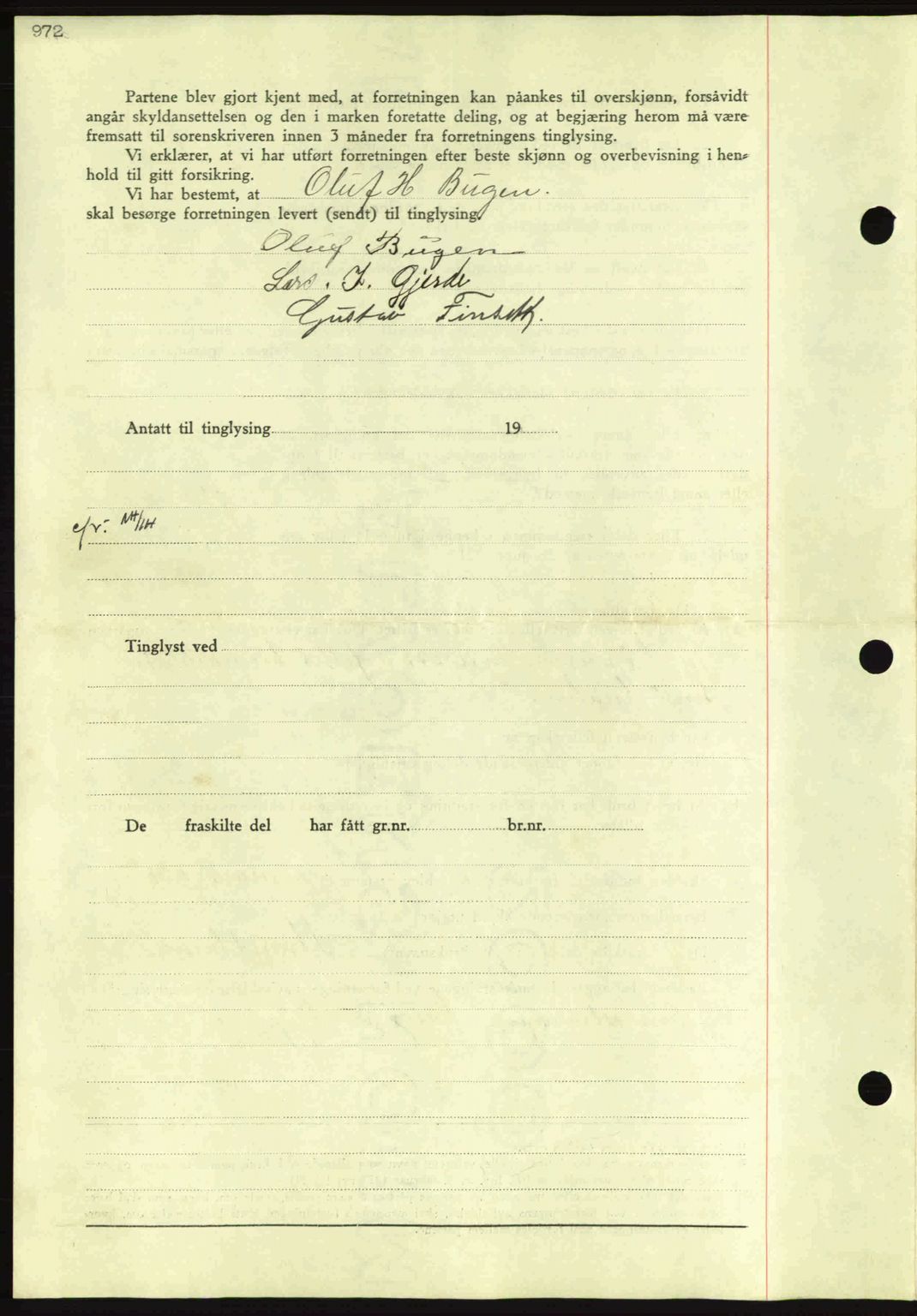 Nordmøre sorenskriveri, AV/SAT-A-4132/1/2/2Ca: Pantebok nr. A80, 1936-1937, Dagboknr: 460/1937