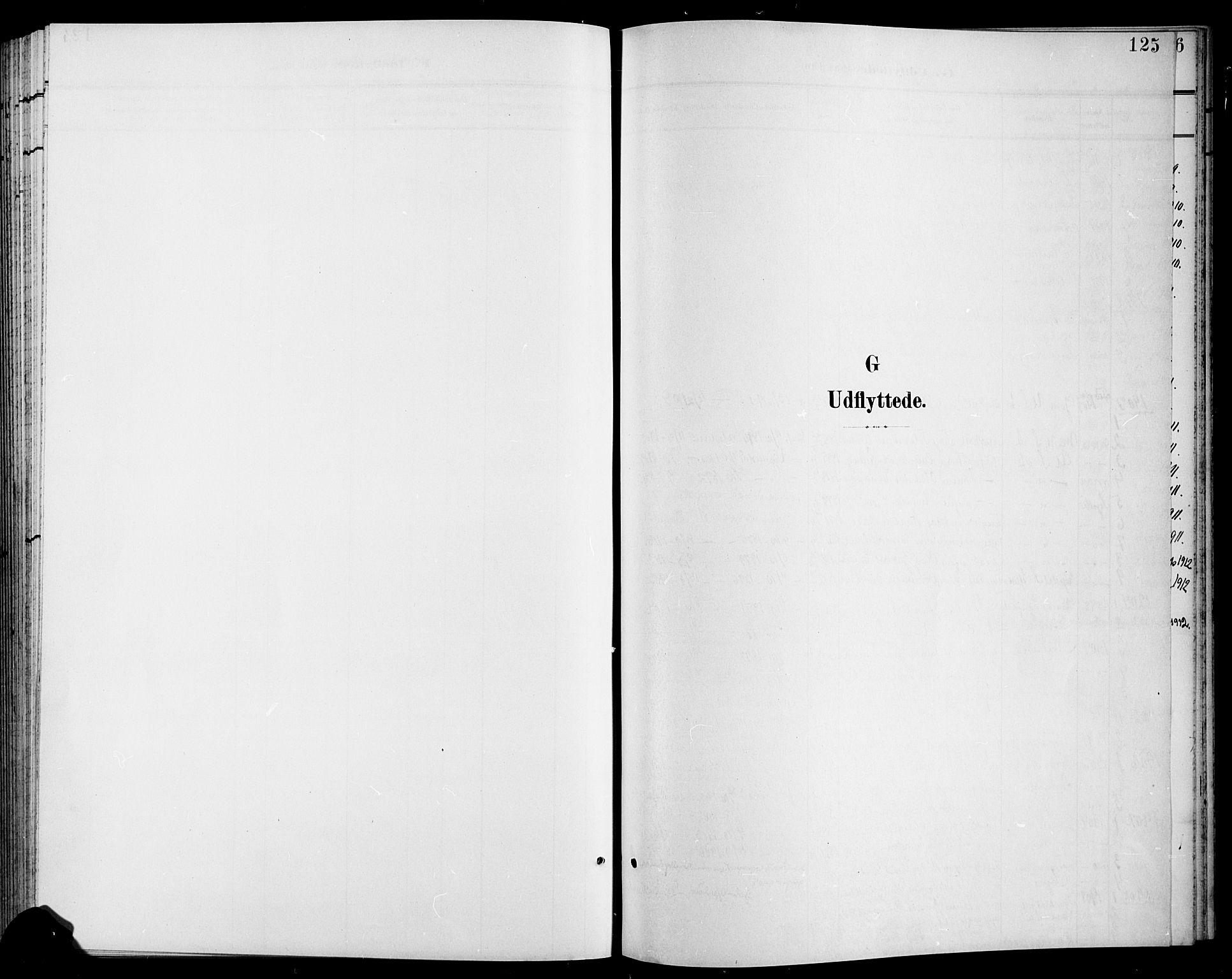Nord-Audnedal sokneprestkontor, SAK/1111-0032/F/Fb/Fbb/L0004: Klokkerbok nr. B 4, 1901-1917, s. 125