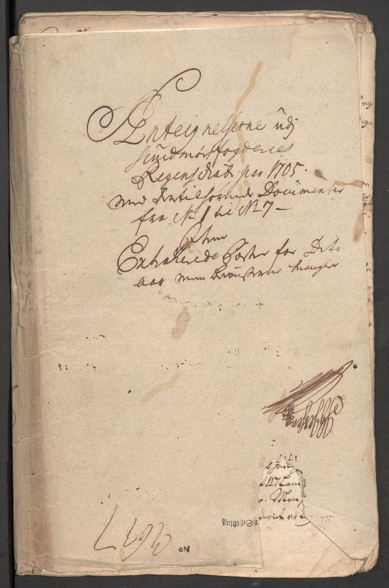 Rentekammeret inntil 1814, Reviderte regnskaper, Fogderegnskap, RA/EA-4092/R54/L3560: Fogderegnskap Sunnmøre, 1704-1705, s. 444