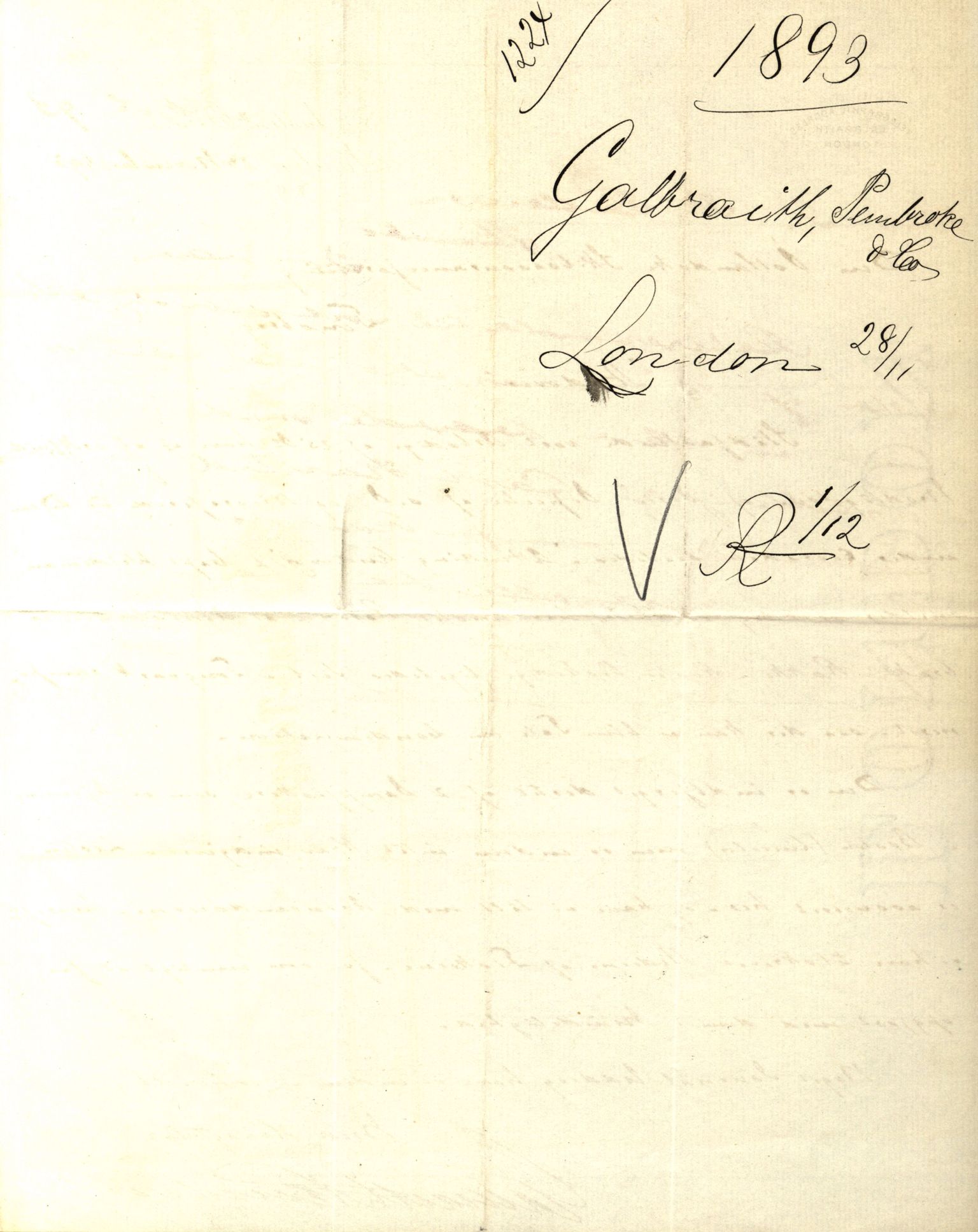 Pa 63 - Østlandske skibsassuranceforening, VEMU/A-1079/G/Ga/L0030/0001: Havaridokumenter / Leif, Korsvei, Margret, Mangerton, Mathilde, Island, Andover, 1893, s. 258