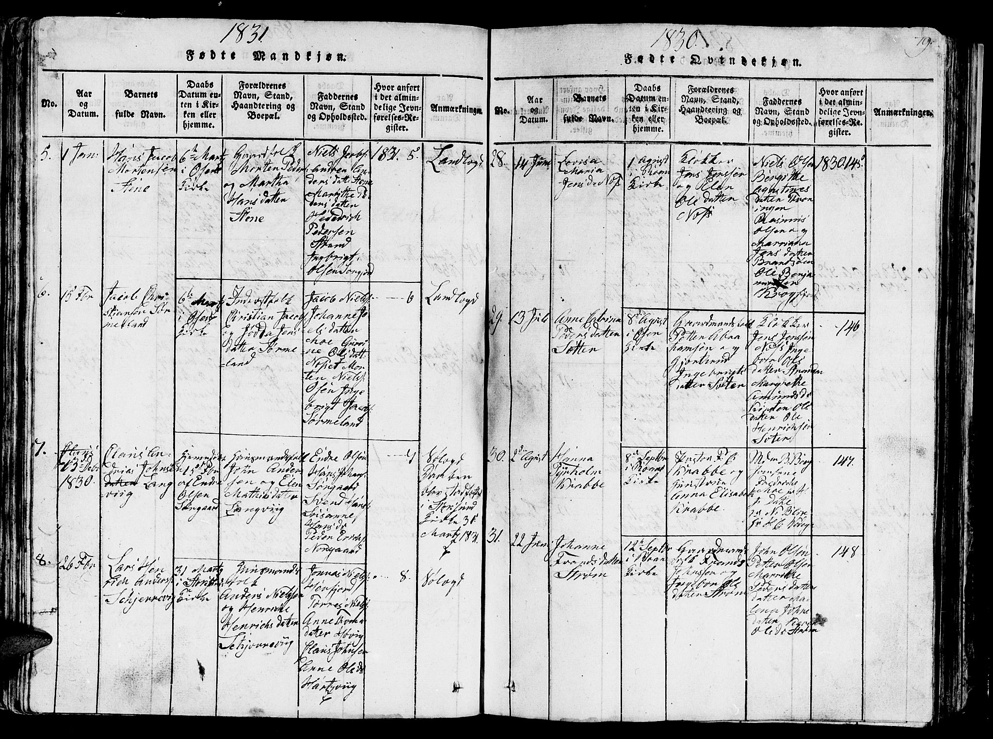 Ministerialprotokoller, klokkerbøker og fødselsregistre - Sør-Trøndelag, AV/SAT-A-1456/657/L0714: Klokkerbok nr. 657C01, 1818-1868, s. 79