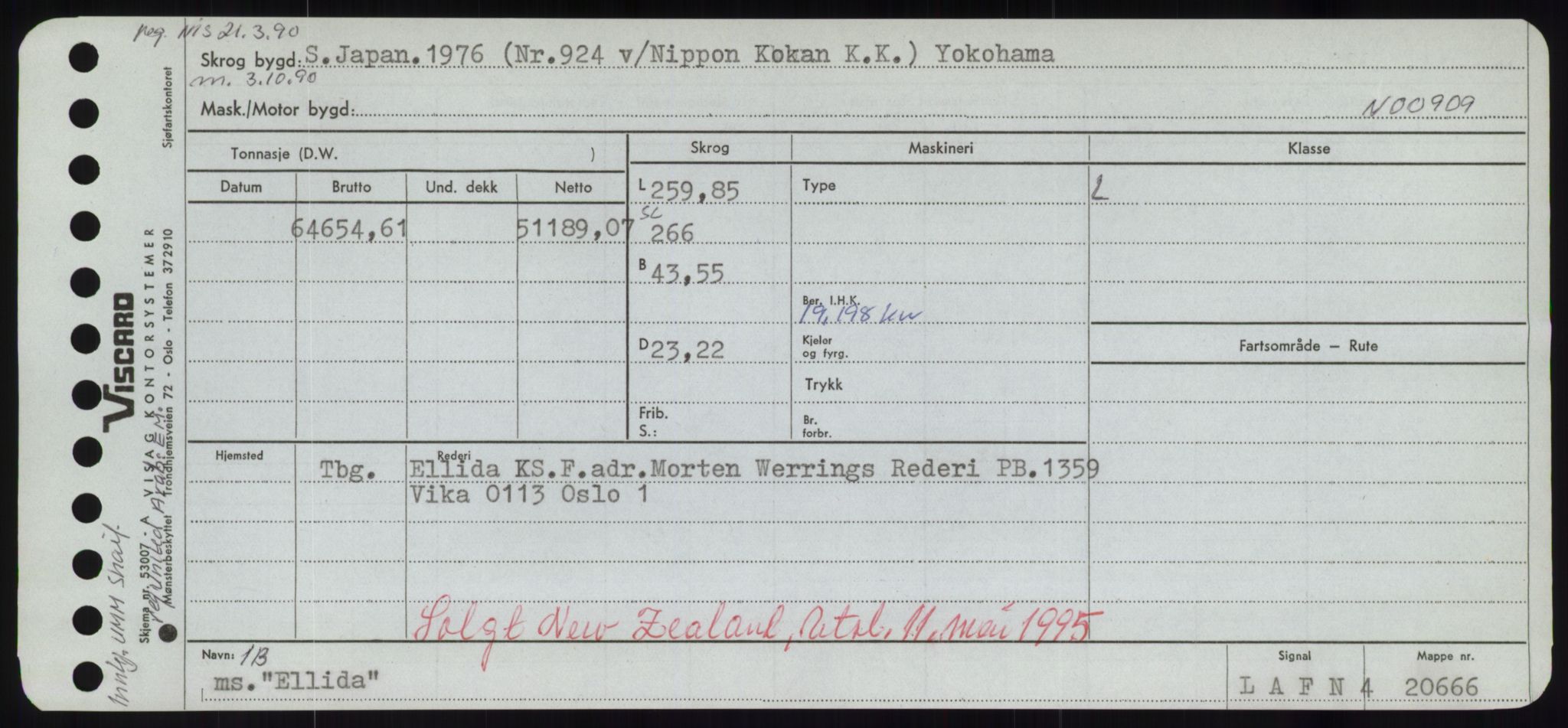 Sjøfartsdirektoratet med forløpere, Skipsmålingen, RA/S-1627/H/Hd/L0009: Fartøy, E, s. 357