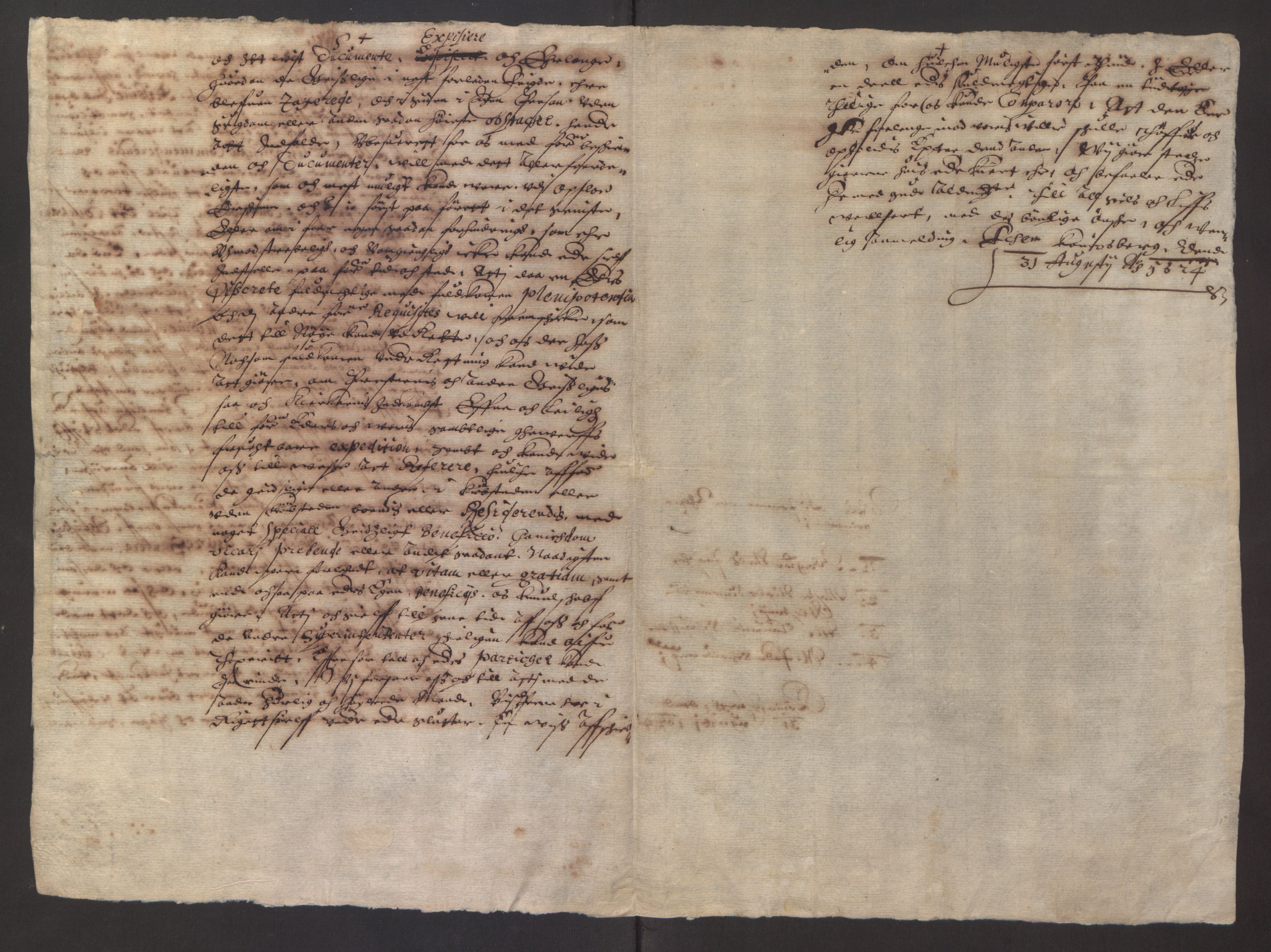 Stattholderembetet 1572-1771, AV/RA-EA-2870/Ek/L0013/0004: Jordebøker til utlikning av rosstjeneste 1624-1626: / Dokumenter om utligningen av rosstjeneste på adels- og odelsgods, 1624-1627, s. 13