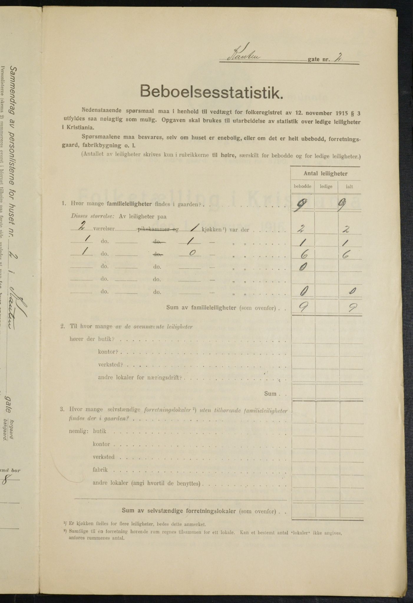 OBA, Kommunal folketelling 1.2.1916 for Kristiania, 1916, s. 49192