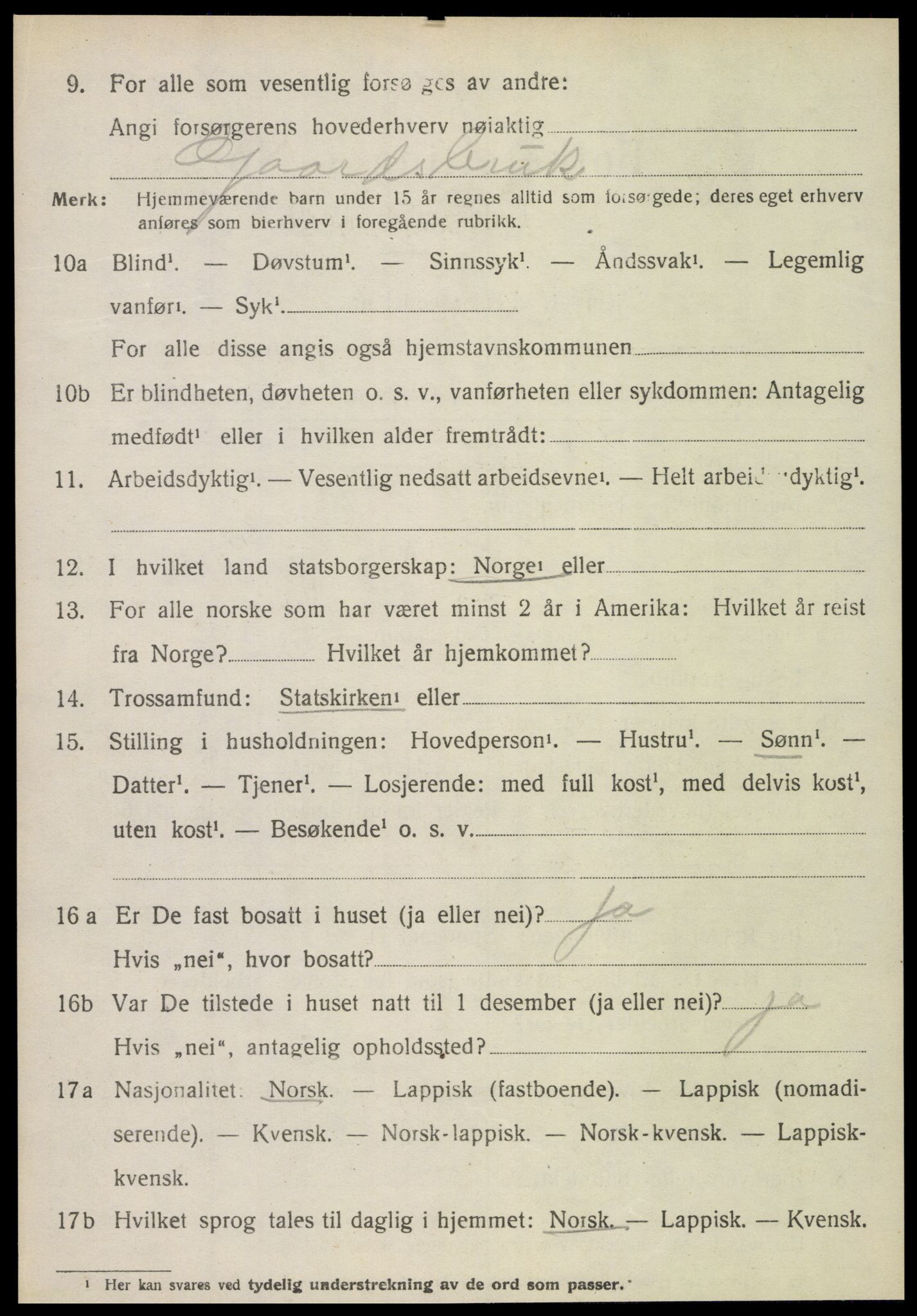 SAT, Folketelling 1920 for 1752 Kolvereid herred, 1920, s. 1552