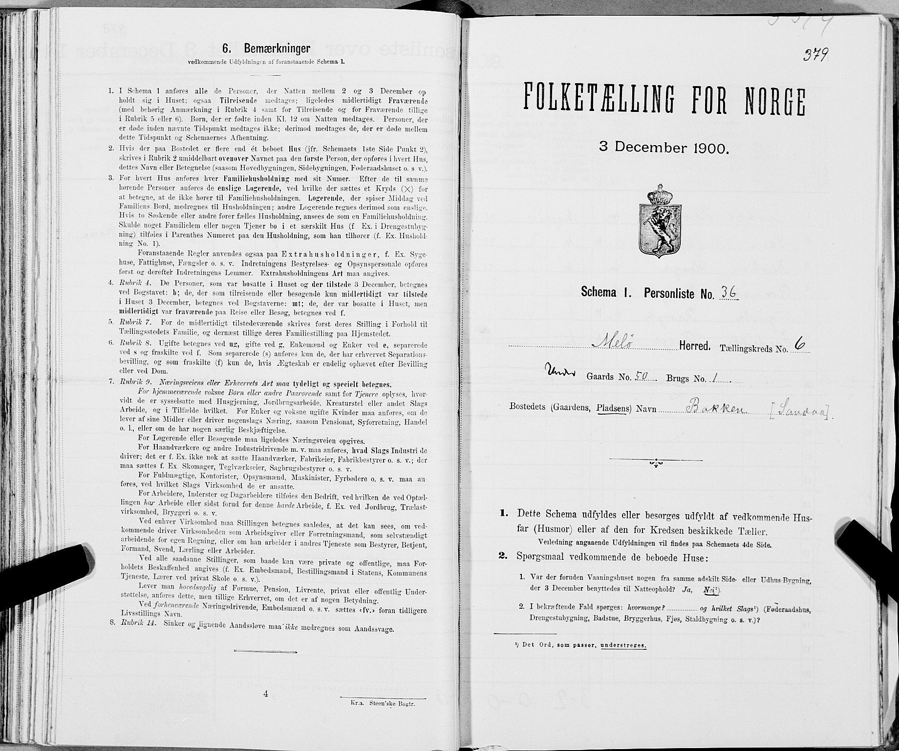 SAT, Folketelling 1900 for 1837 Meløy herred, 1900, s. 883