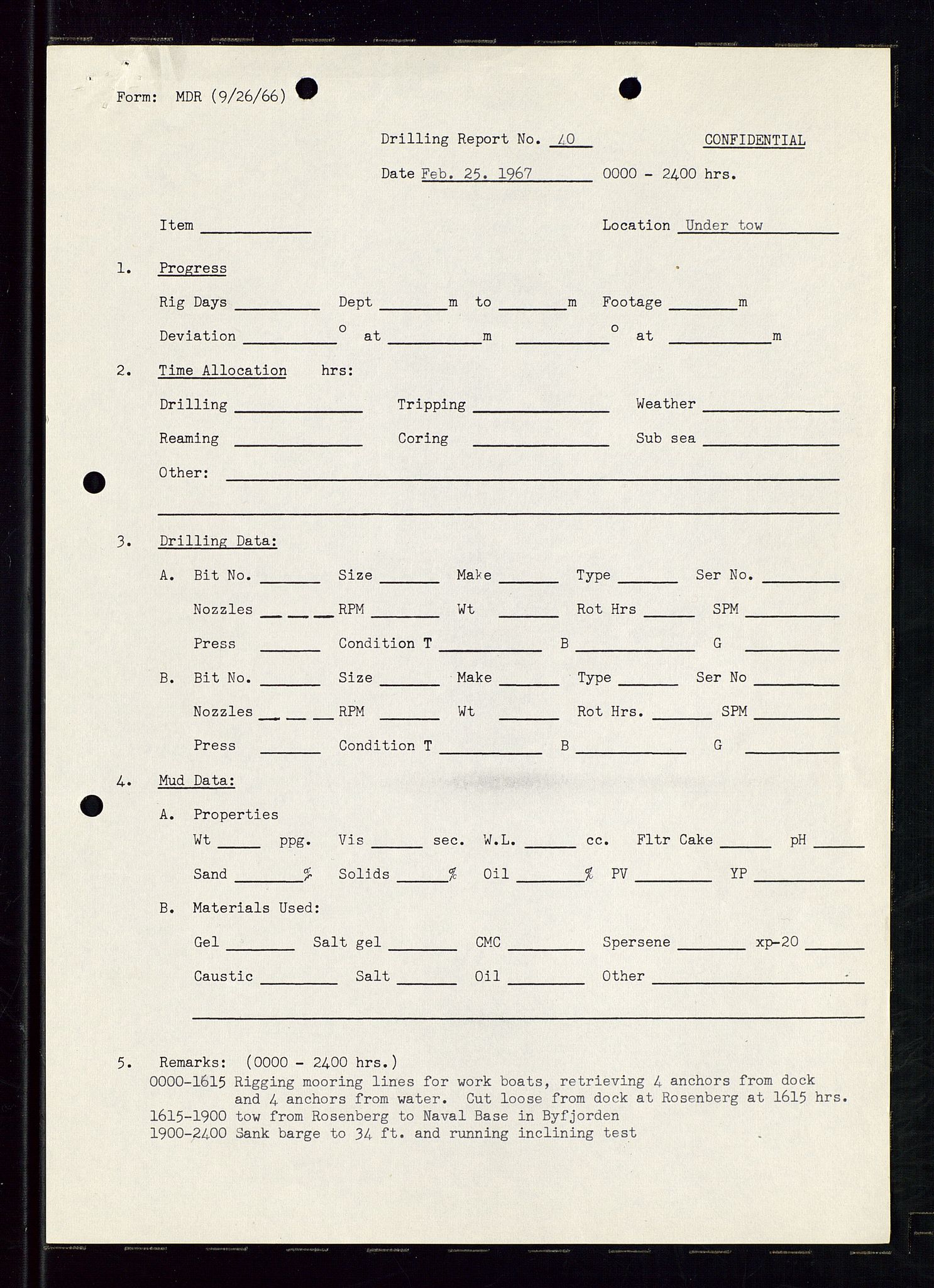 Pa 1512 - Esso Exploration and Production Norway Inc., AV/SAST-A-101917/E/Ea/L0011: Well 25/11-1, 1966-1967, s. 616