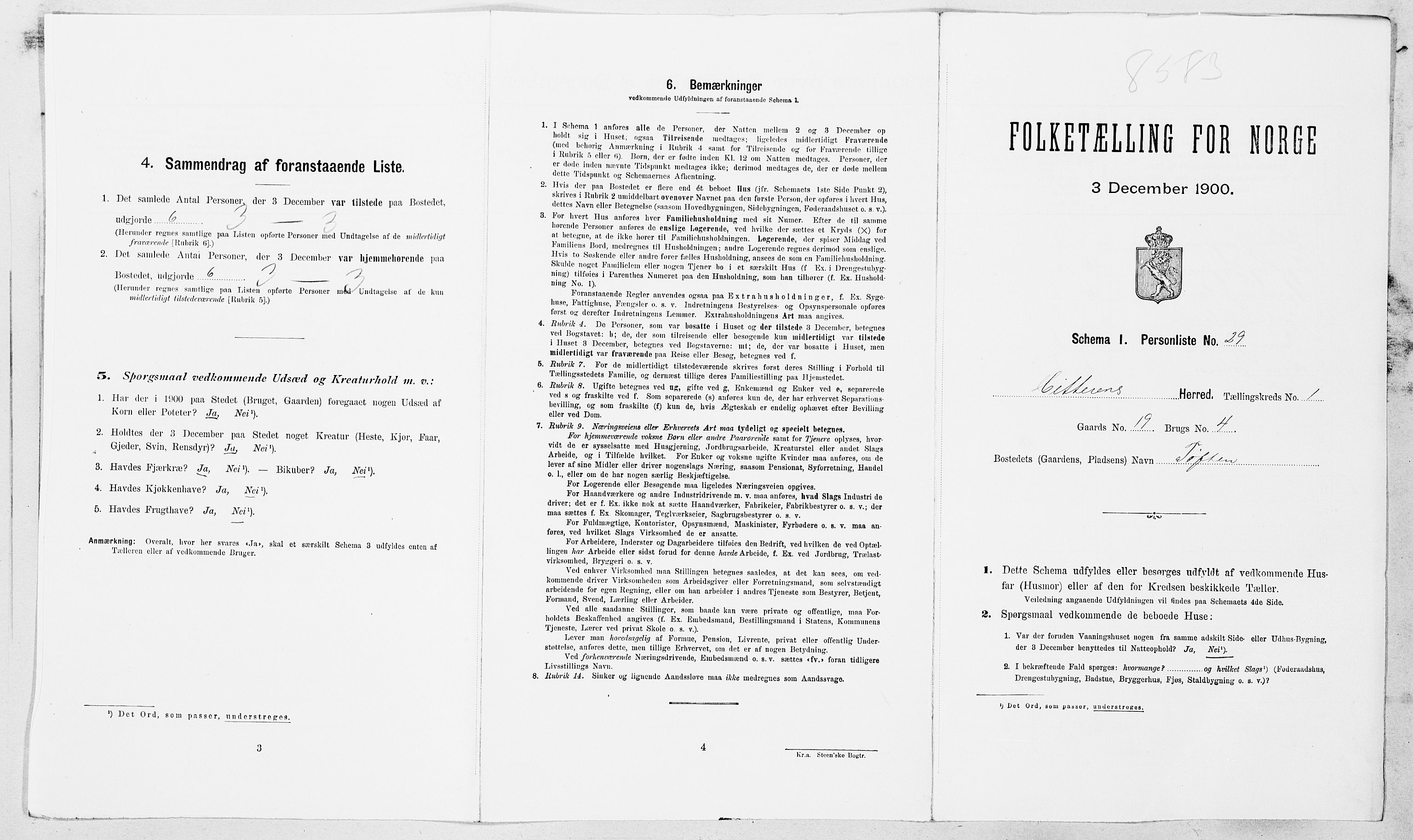 SAT, Folketelling 1900 for 1617 Hitra herred, 1900, s. 80