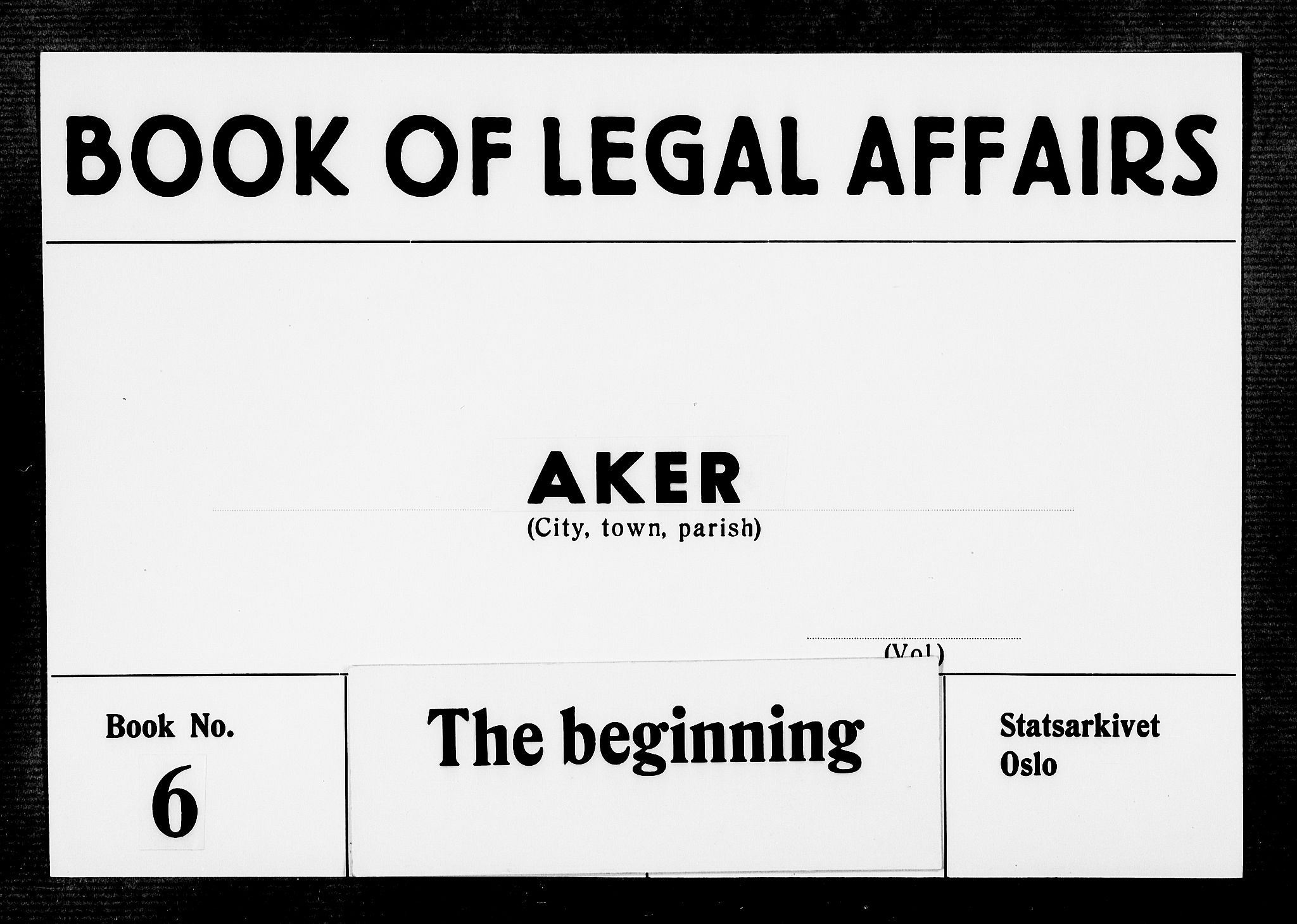 Aker sorenskriveri, SAO/A-10895/F/Fb/L0002/0006: Tingbøker, nr. 6-11 / Tingbok nr. 6, 1667