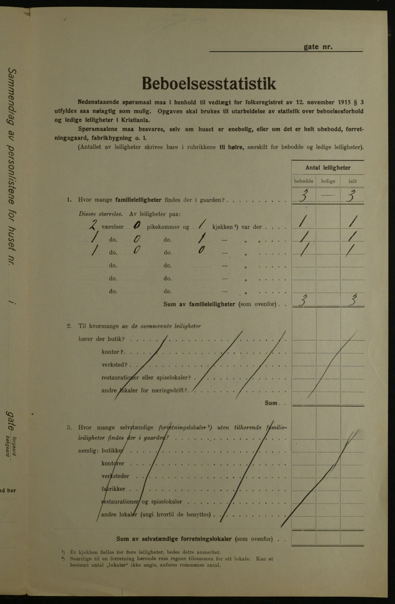 OBA, Kommunal folketelling 1.12.1923 for Kristiania, 1923, s. 142723