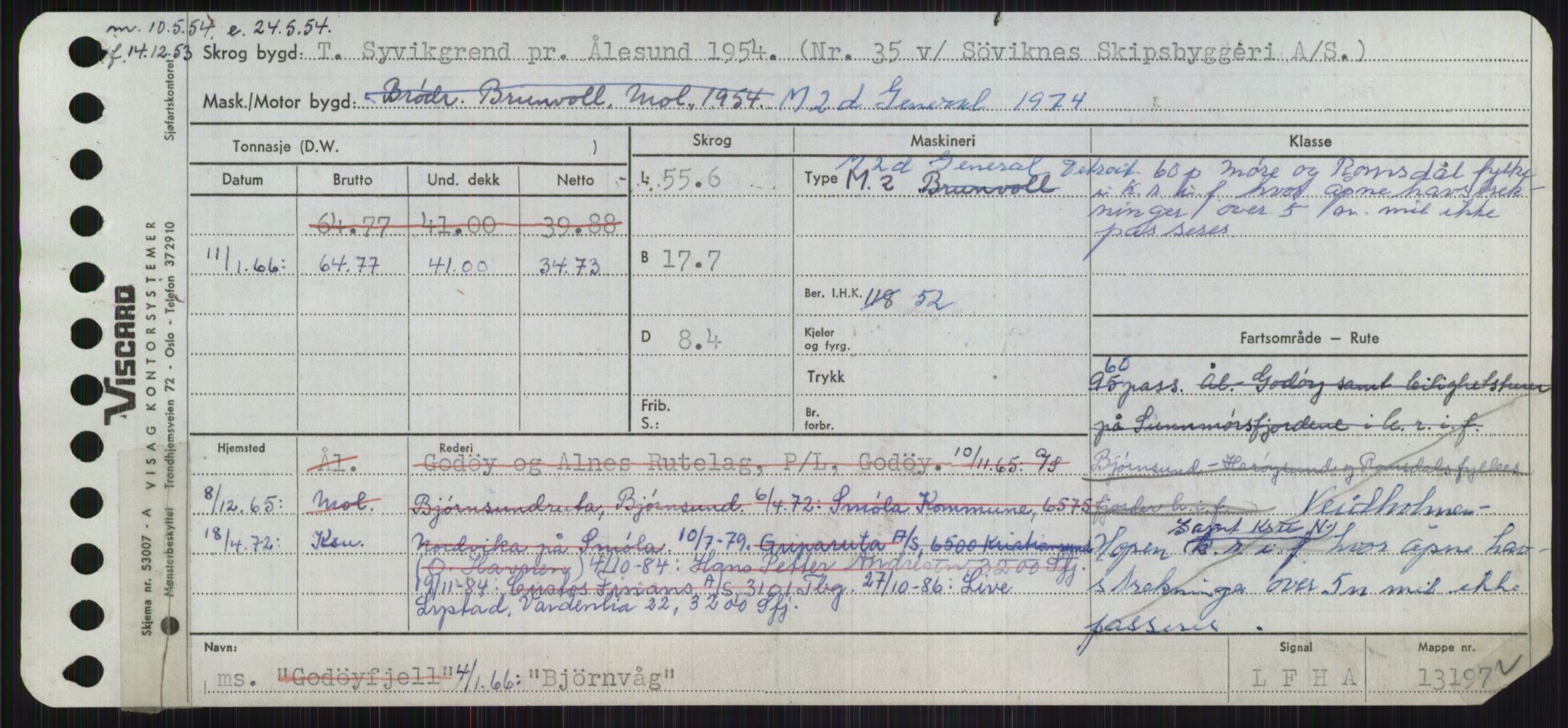 Sjøfartsdirektoratet med forløpere, Skipsmålingen, RA/S-1627/H/Ha/L0001/0002: Fartøy, A-Eig / Fartøy Bjør-Eig, s. 37