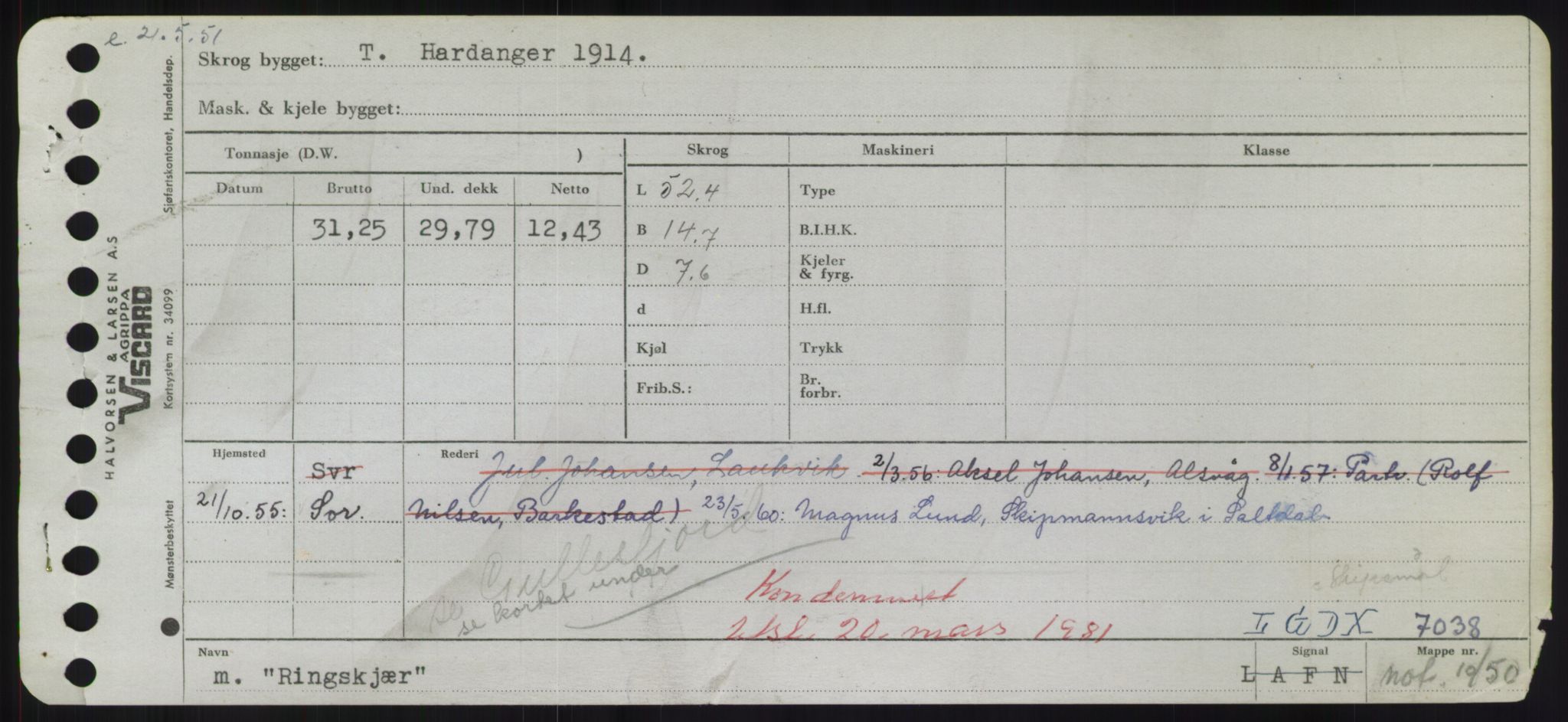 Sjøfartsdirektoratet med forløpere, Skipsmålingen, RA/S-1627/H/Hd/L0030: Fartøy, Q-Riv, s. 577