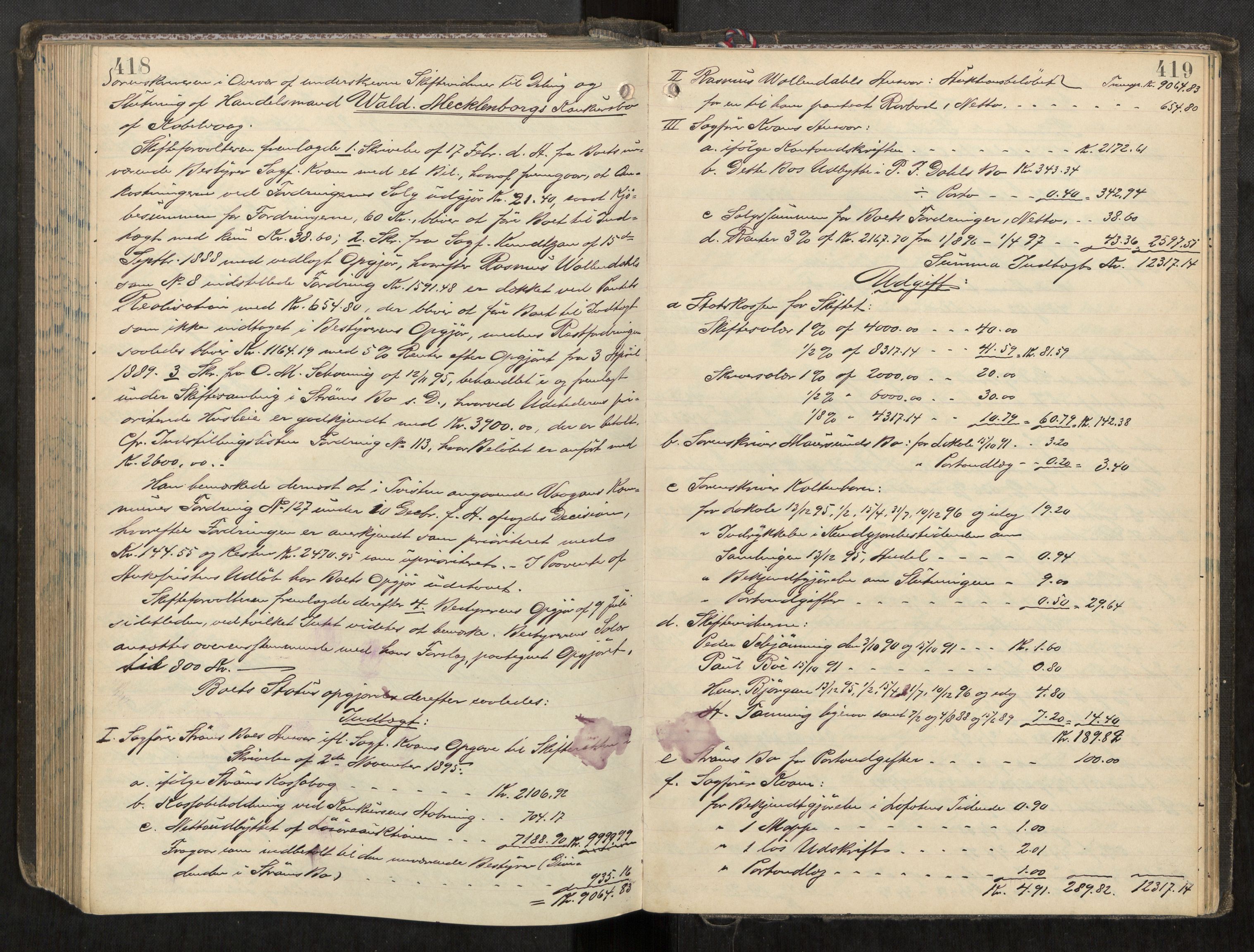 Lofoten sorenskriveri, AV/SAT-A-0017/1/3/3A/L0005: Skifteprotokoll, 1892-1897, s. 418-419
