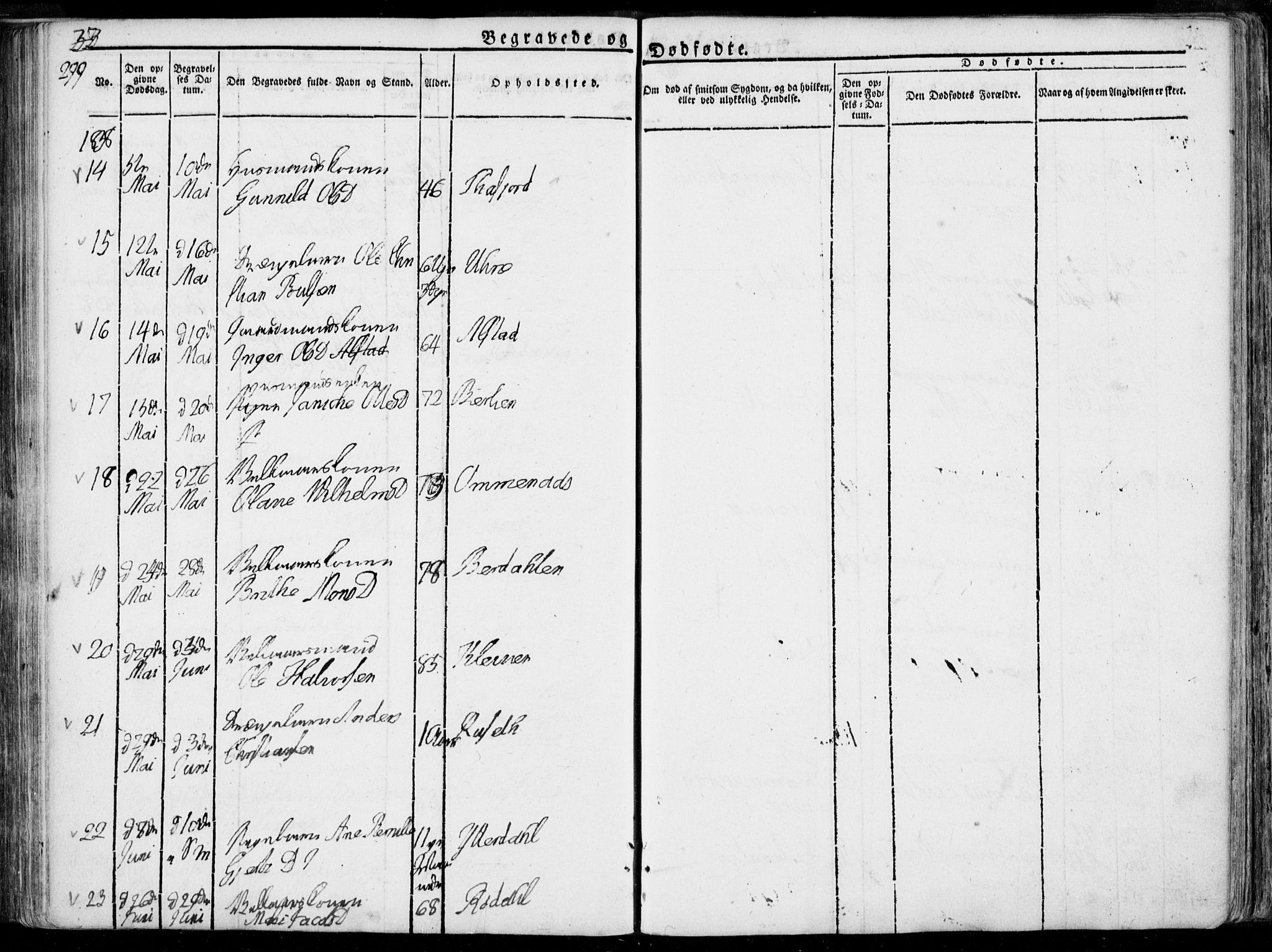 Ministerialprotokoller, klokkerbøker og fødselsregistre - Møre og Romsdal, AV/SAT-A-1454/519/L0248: Ministerialbok nr. 519A07, 1829-1860, s. 299