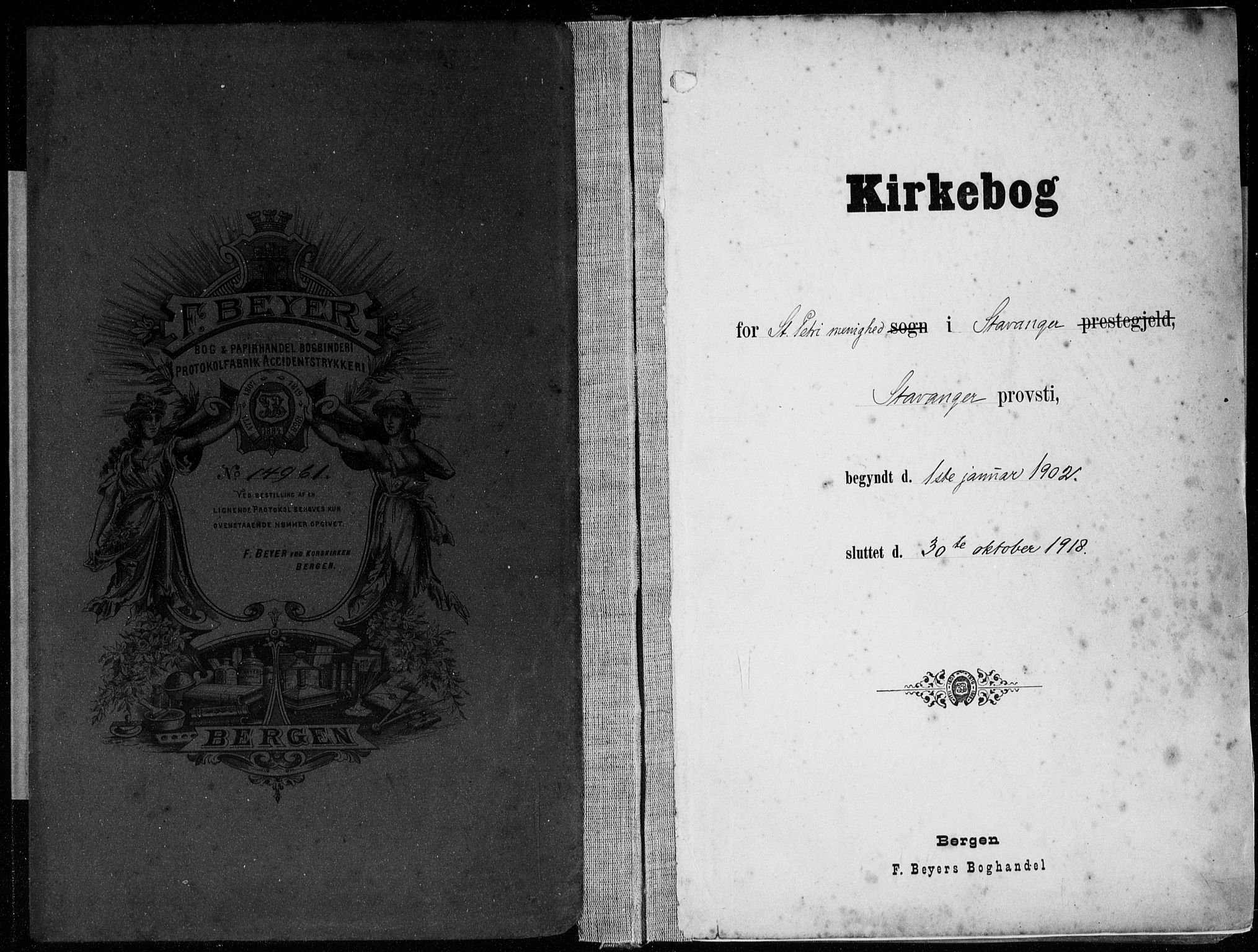 St. Petri sokneprestkontor, AV/SAST-A-101813/002/A/L0005: Ministerialbok nr. A 23, 1902-1918