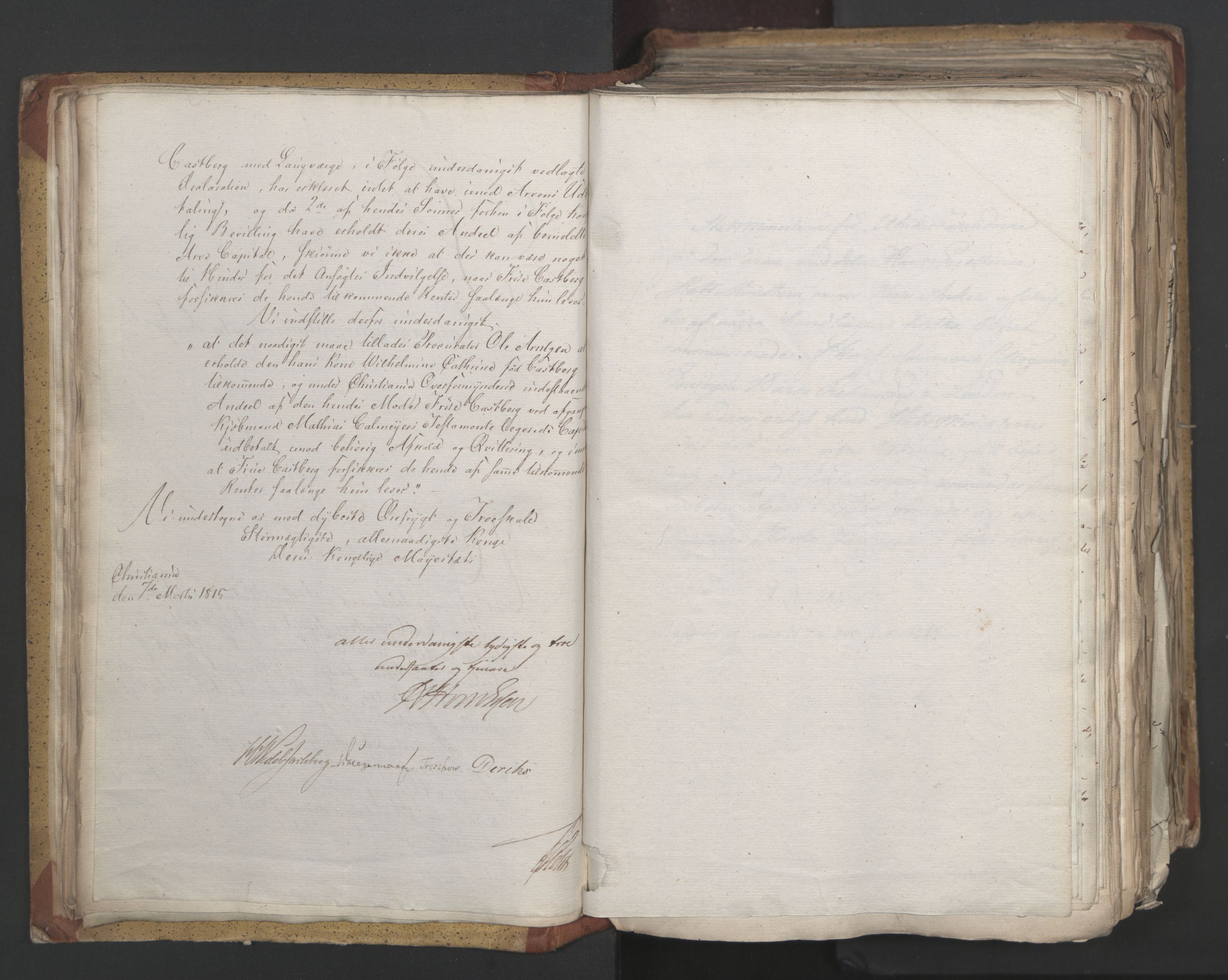 Statsrådsavdelingen i Stockholm, AV/RA-S-1003/D/Da/L0002: Regjeringsinnstillinger nr. 263-518, 1815, s. 41