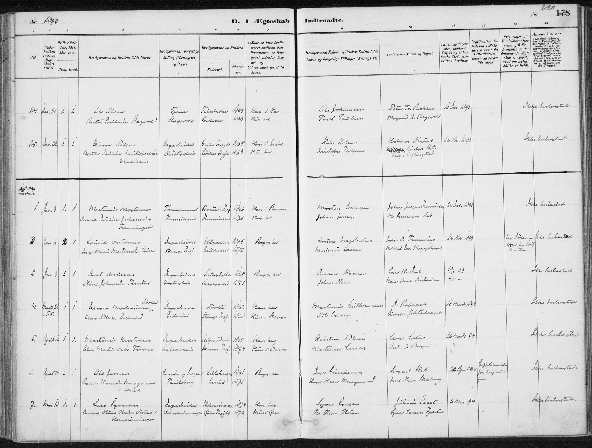 Romedal prestekontor, SAH/PREST-004/K/L0010: Ministerialbok nr. 10, 1880-1895, s. 220