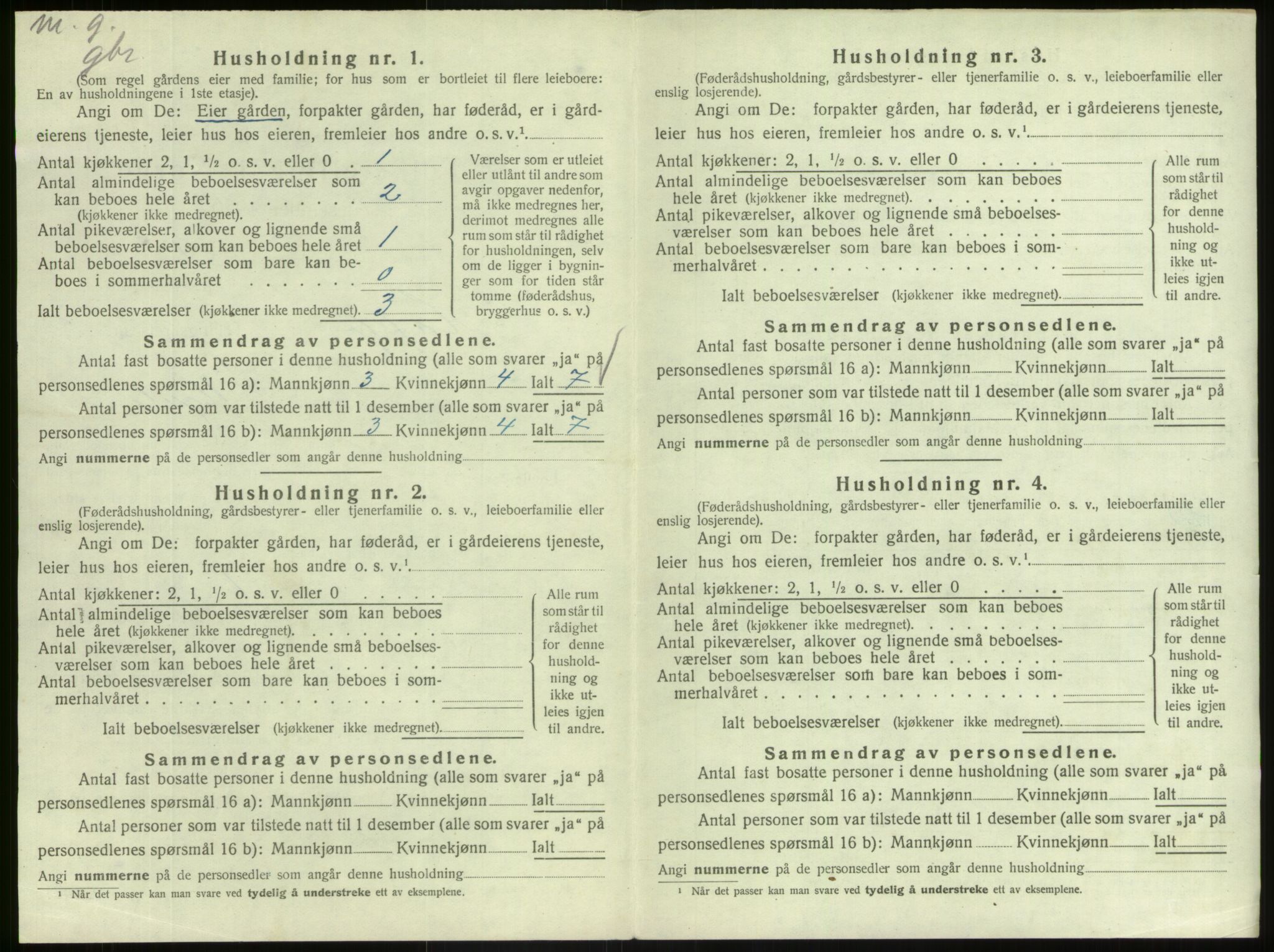 SAB, Folketelling 1920 for 1425 Hafslo herred, 1920, s. 775