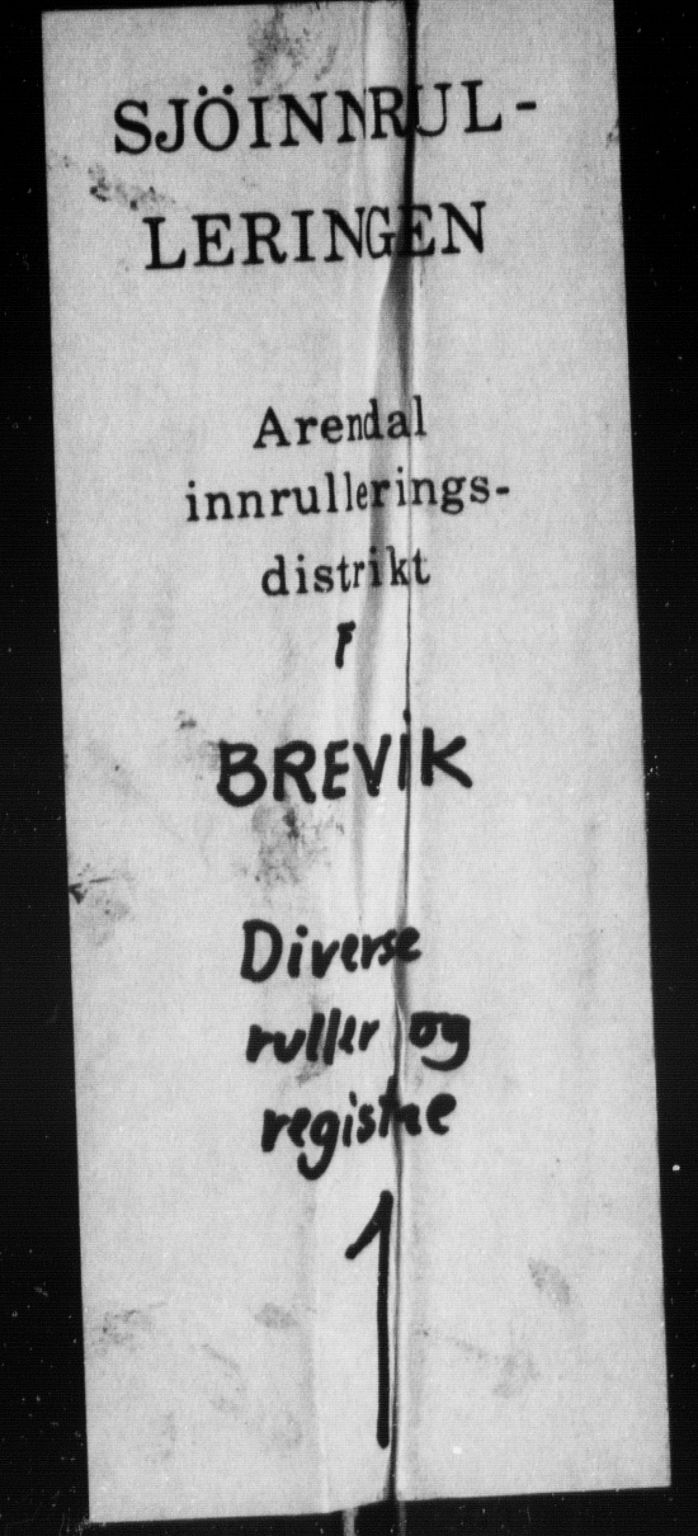 Brevik innrulleringskontor, SAKO/A-833/G/Ga/L0001: Alf. navnregister til annotasjons- og hovedrullene, 1860-1948, s. 1