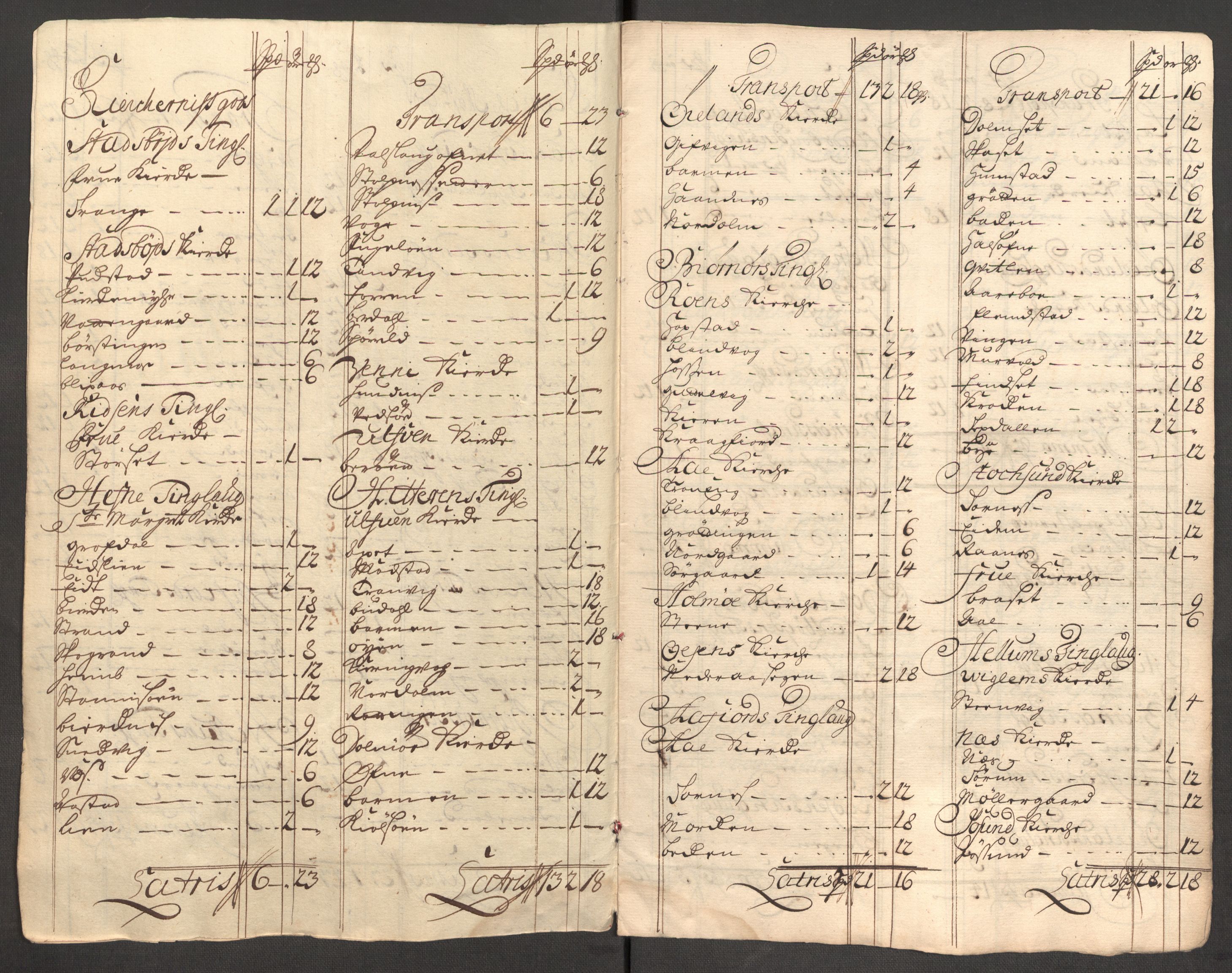 Rentekammeret inntil 1814, Reviderte regnskaper, Fogderegnskap, RA/EA-4092/R57/L3857: Fogderegnskap Fosen, 1706-1707, s. 440