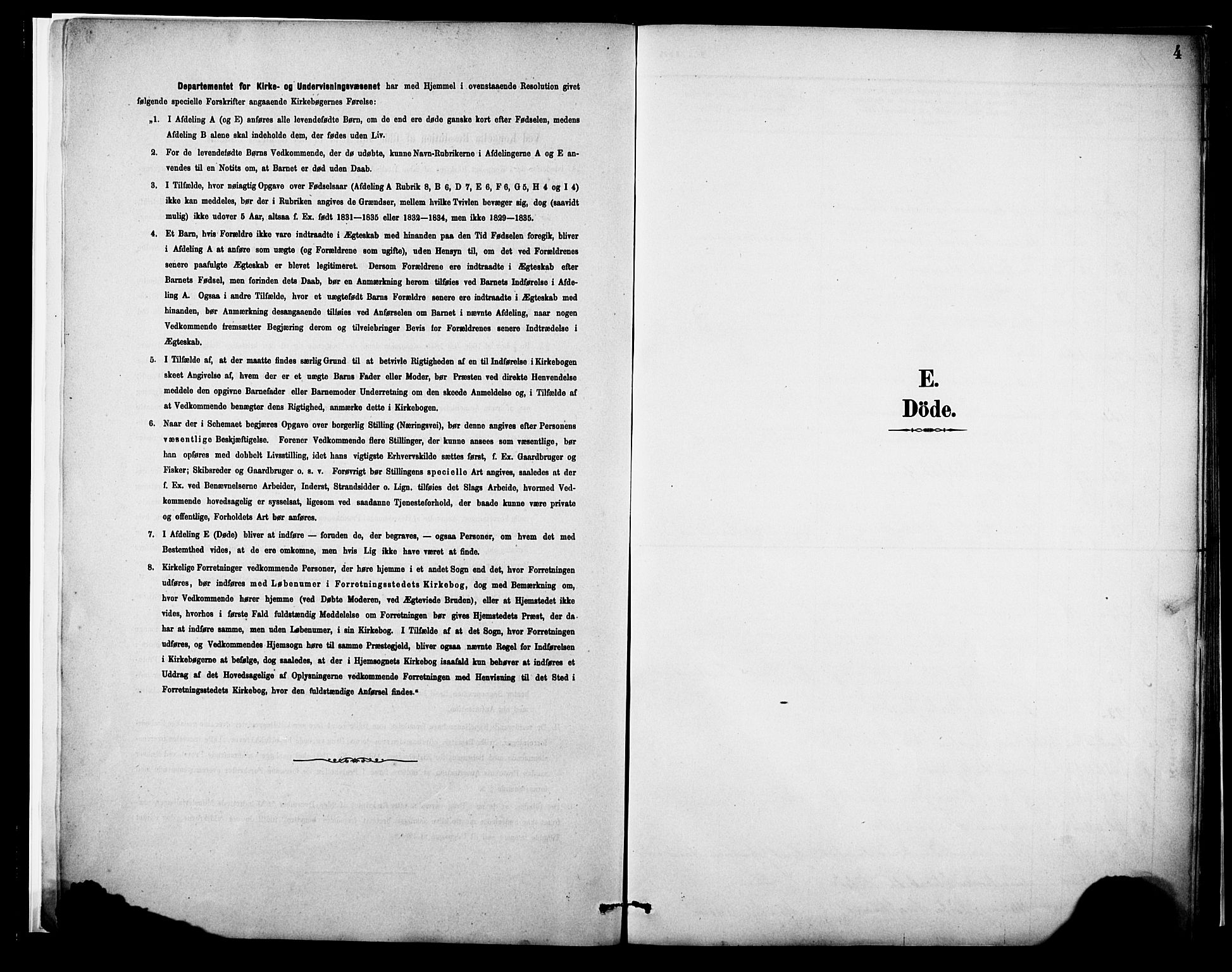Voss sokneprestembete, SAB/A-79001/H/Haa: Ministerialbok nr. A 22, 1887-1909, s. 4