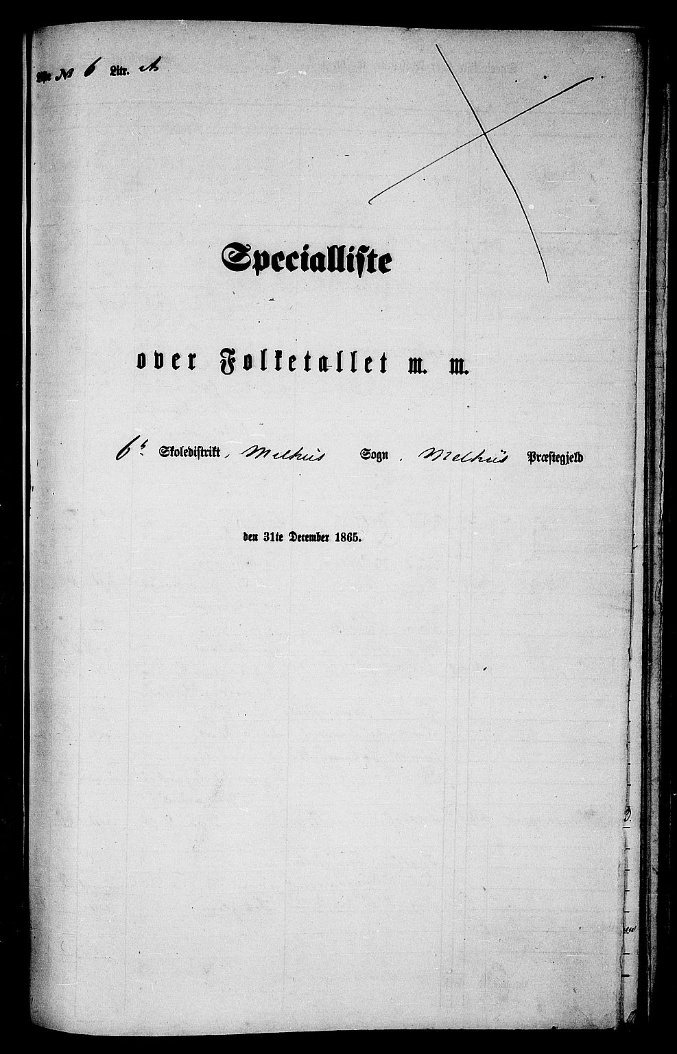 RA, Folketelling 1865 for 1653P Melhus prestegjeld, 1865, s. 109