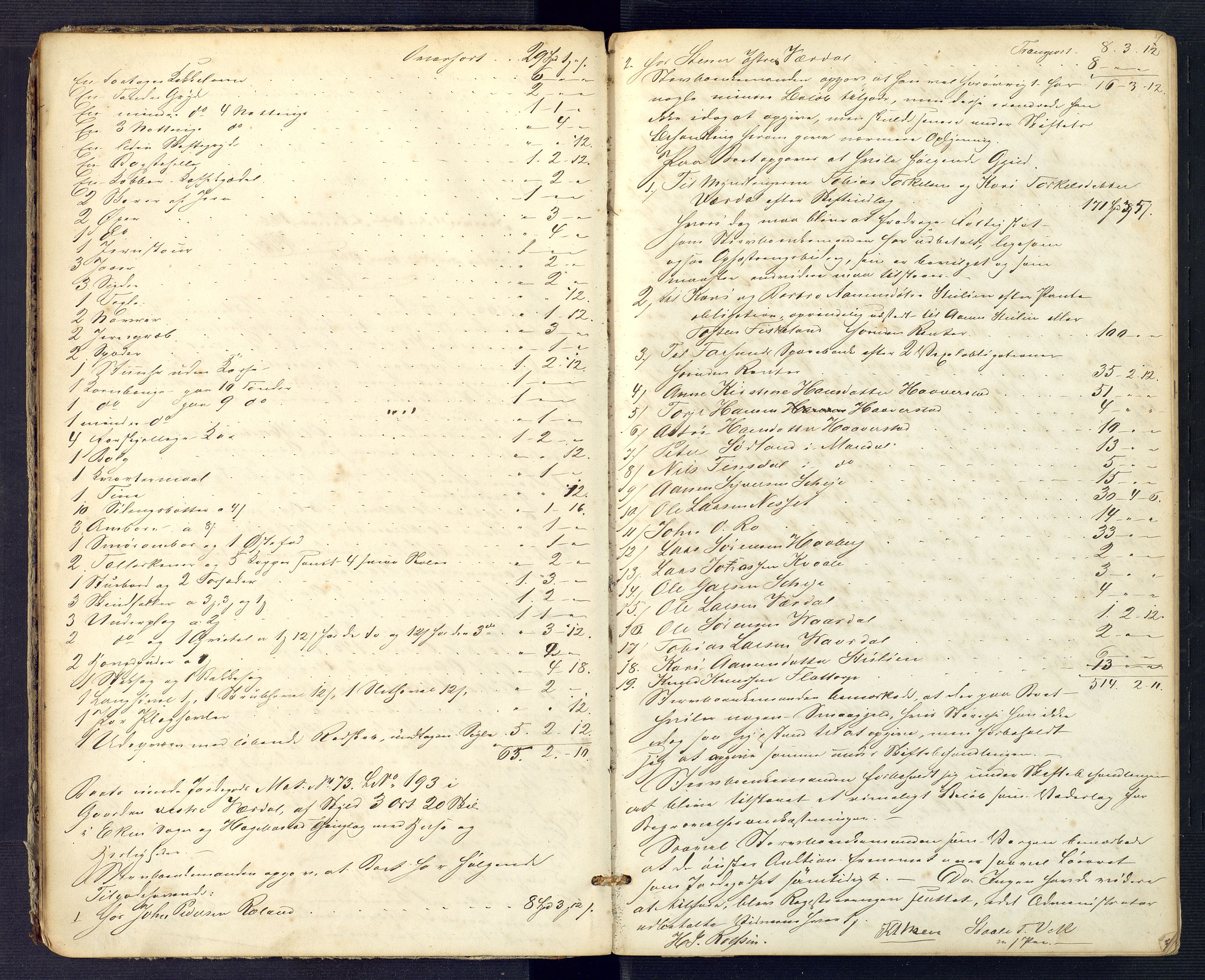 Lyngdal sorenskriveri, AV/SAK-1221-0004/H/Hc/L0861: Skifteregistreringsprotokoll nr. 11, Hægebostad tinglag, 1865-1898, s. 6b-7a