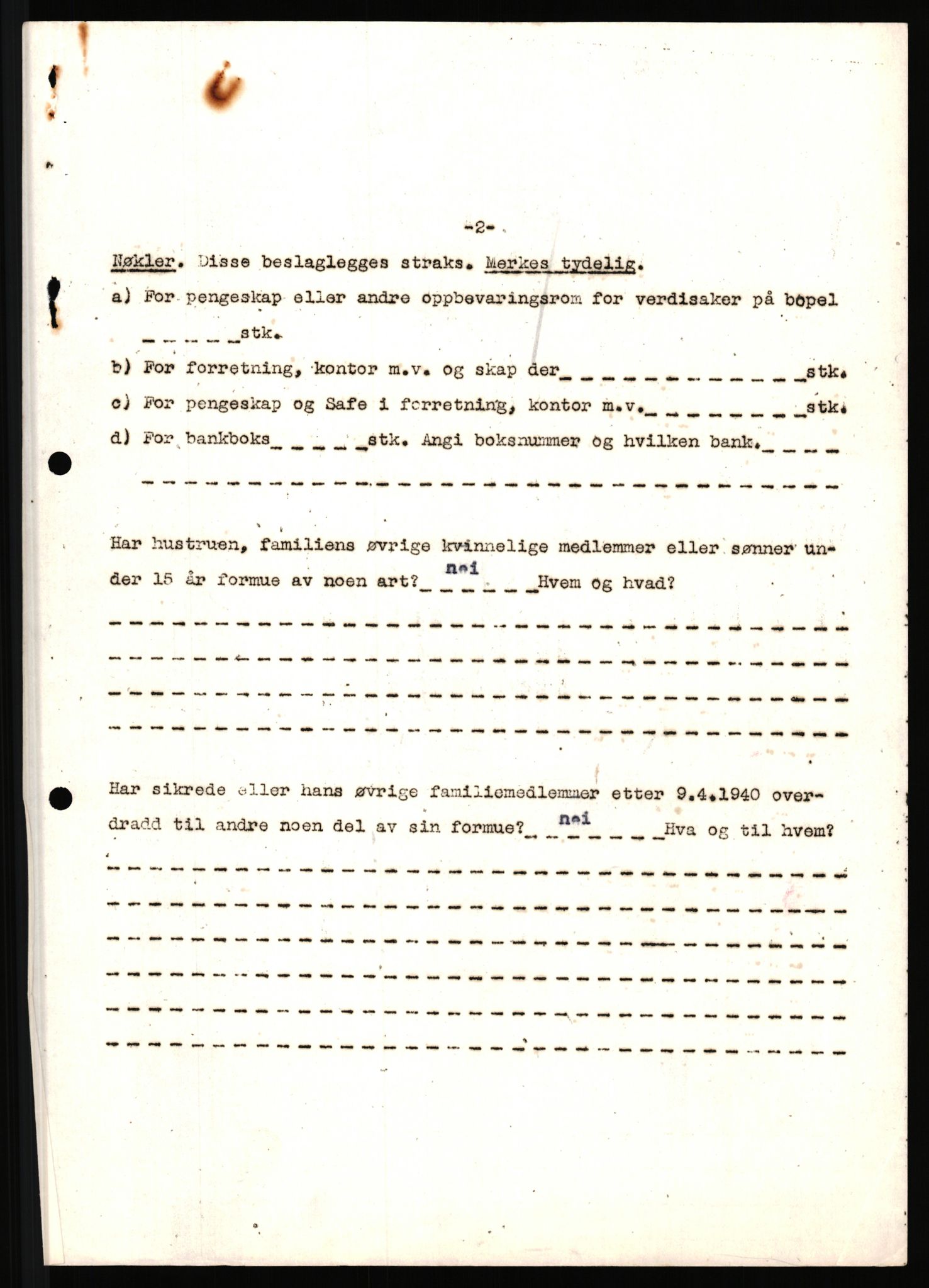 Justisdepartementet, Tilbakeføringskontoret for inndratte formuer, AV/RA-S-1564/H/Hc/Hcc/L0917: --, 1945-1947, s. 299