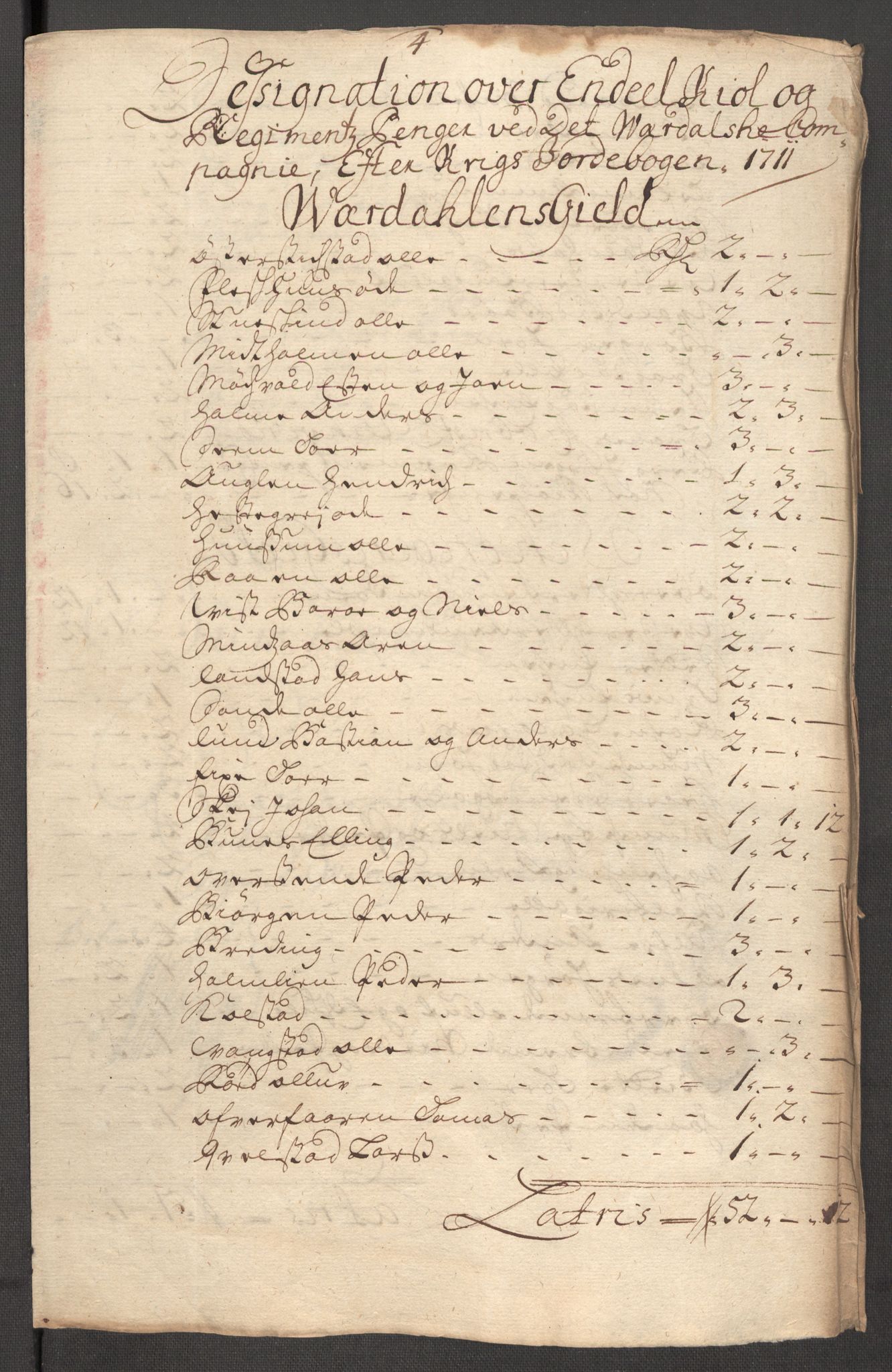 Rentekammeret inntil 1814, Reviderte regnskaper, Fogderegnskap, RA/EA-4092/R62/L4201: Fogderegnskap Stjørdal og Verdal, 1711, s. 113