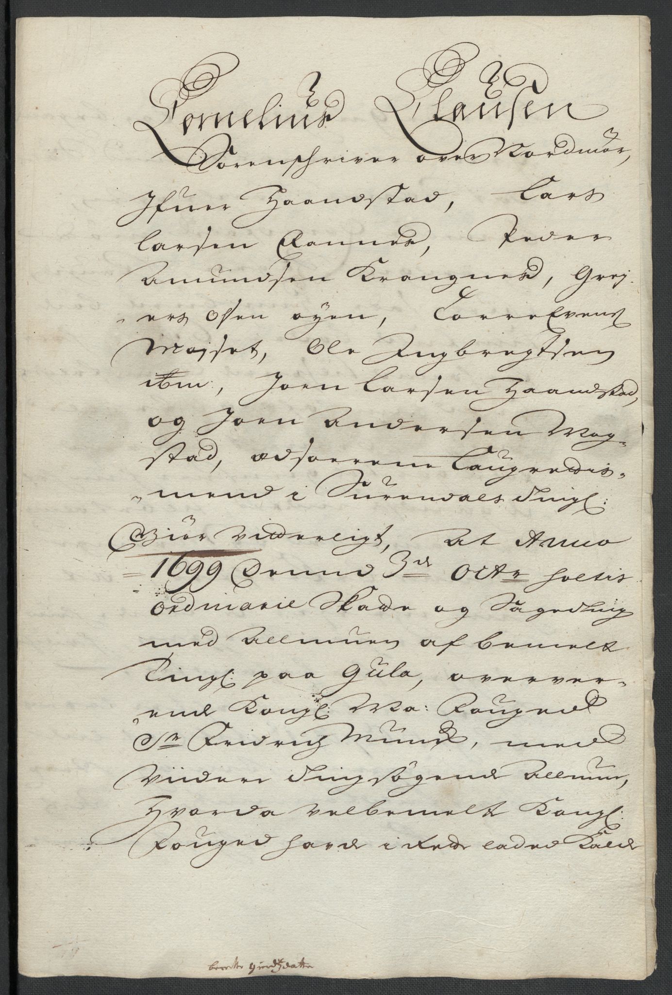 Rentekammeret inntil 1814, Reviderte regnskaper, Fogderegnskap, AV/RA-EA-4092/R56/L3738: Fogderegnskap Nordmøre, 1699, s. 102