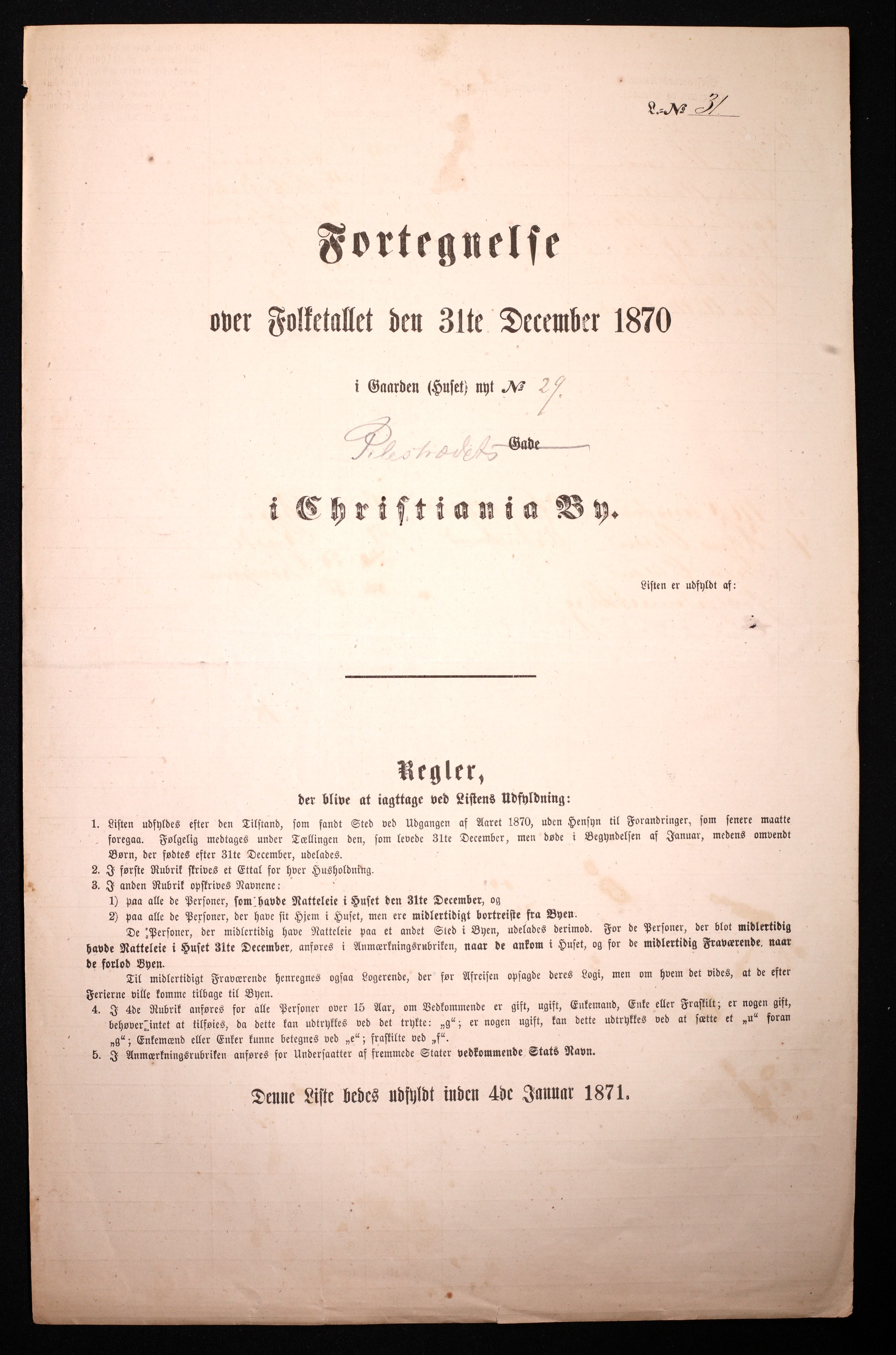 RA, Folketelling 1870 for 0301 Kristiania kjøpstad, 1870, s. 2757