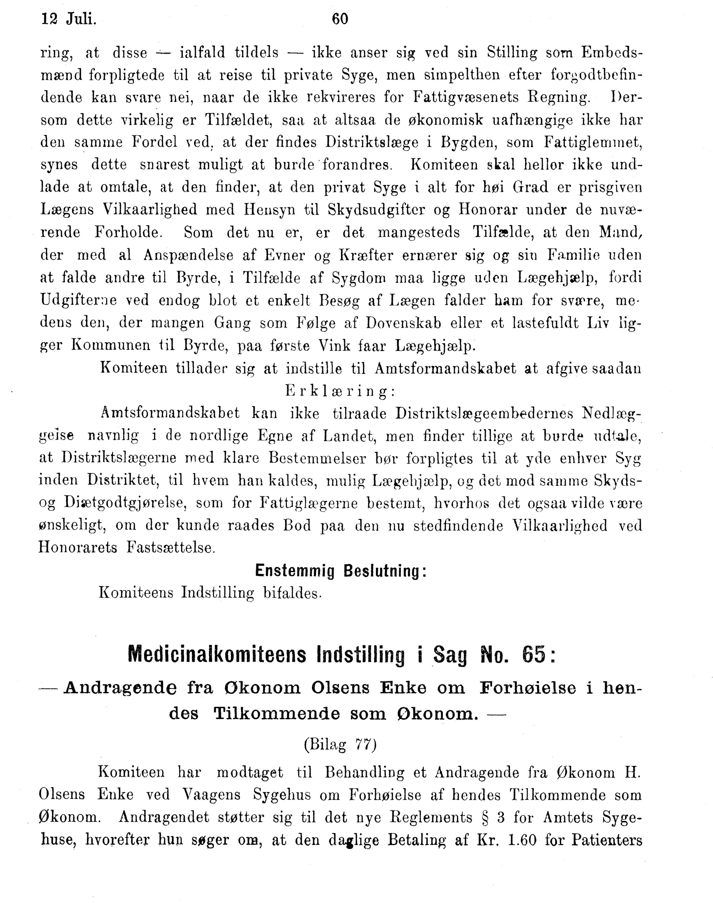 Nordland Fylkeskommune. Fylkestinget, AIN/NFK-17/176/A/Ac/L0015: Fylkestingsforhandlinger 1886-1890, 1886-1890