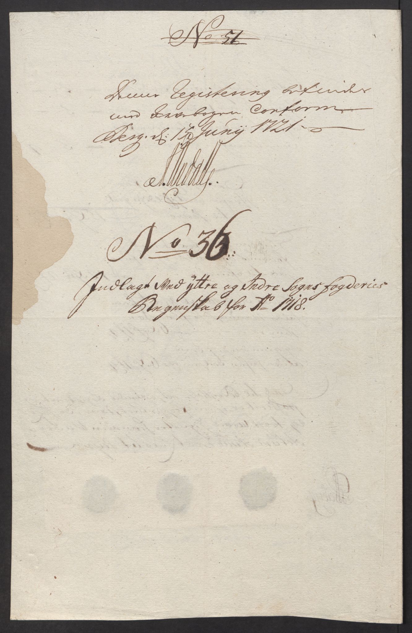 Rentekammeret inntil 1814, Reviderte regnskaper, Fogderegnskap, AV/RA-EA-4092/R52/L3321: Fogderegnskap Sogn, 1717-1718, s. 701