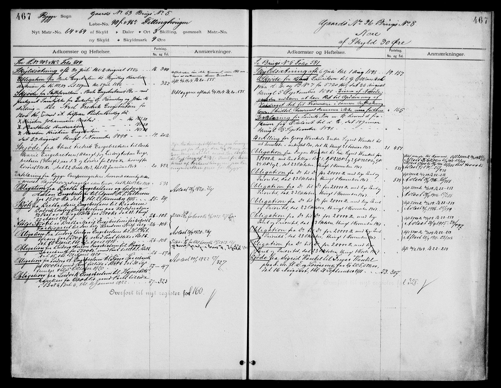 Moss sorenskriveri, SAO/A-10168: Panteregister nr. IV 3b, 1769-1926, s. 467