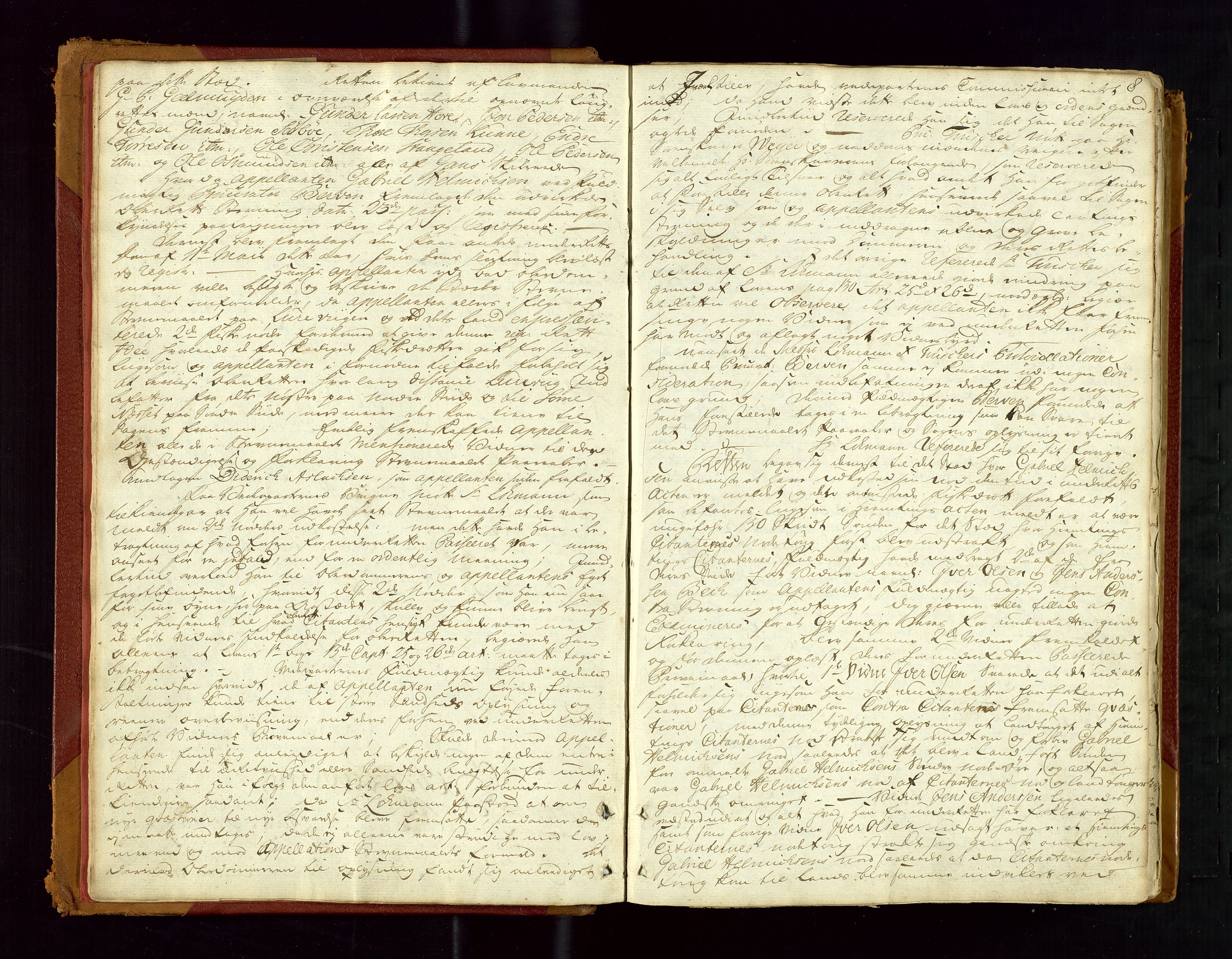Stavanger lagting, AV/SAST-A-101420/Oa/L0020: Tingbok, 1768-1784, s. 7b-8a