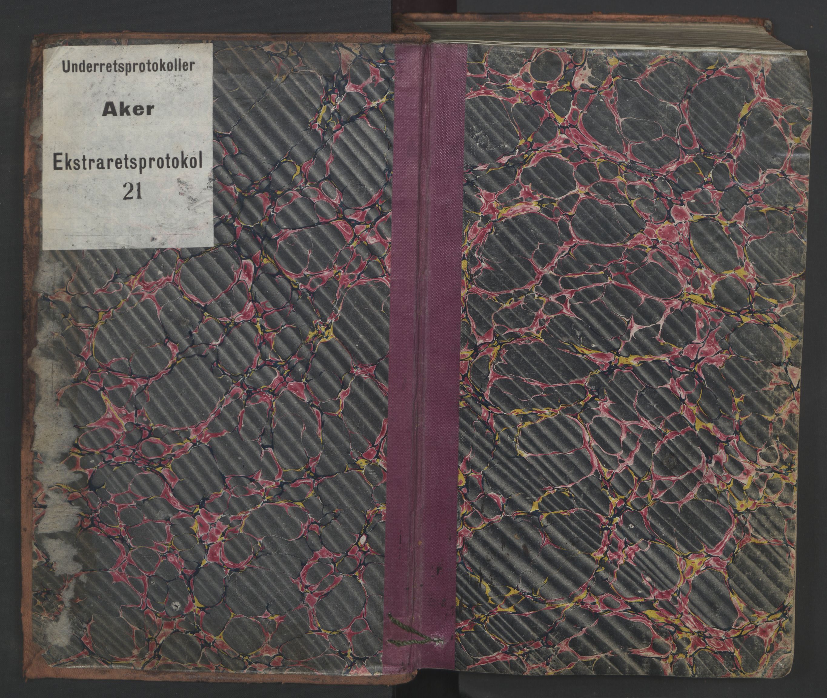 Aker sorenskriveri, SAO/A-10895/F/Fc/Fcb/L0015: Ekstrarettsprotokoll, 1843-1847