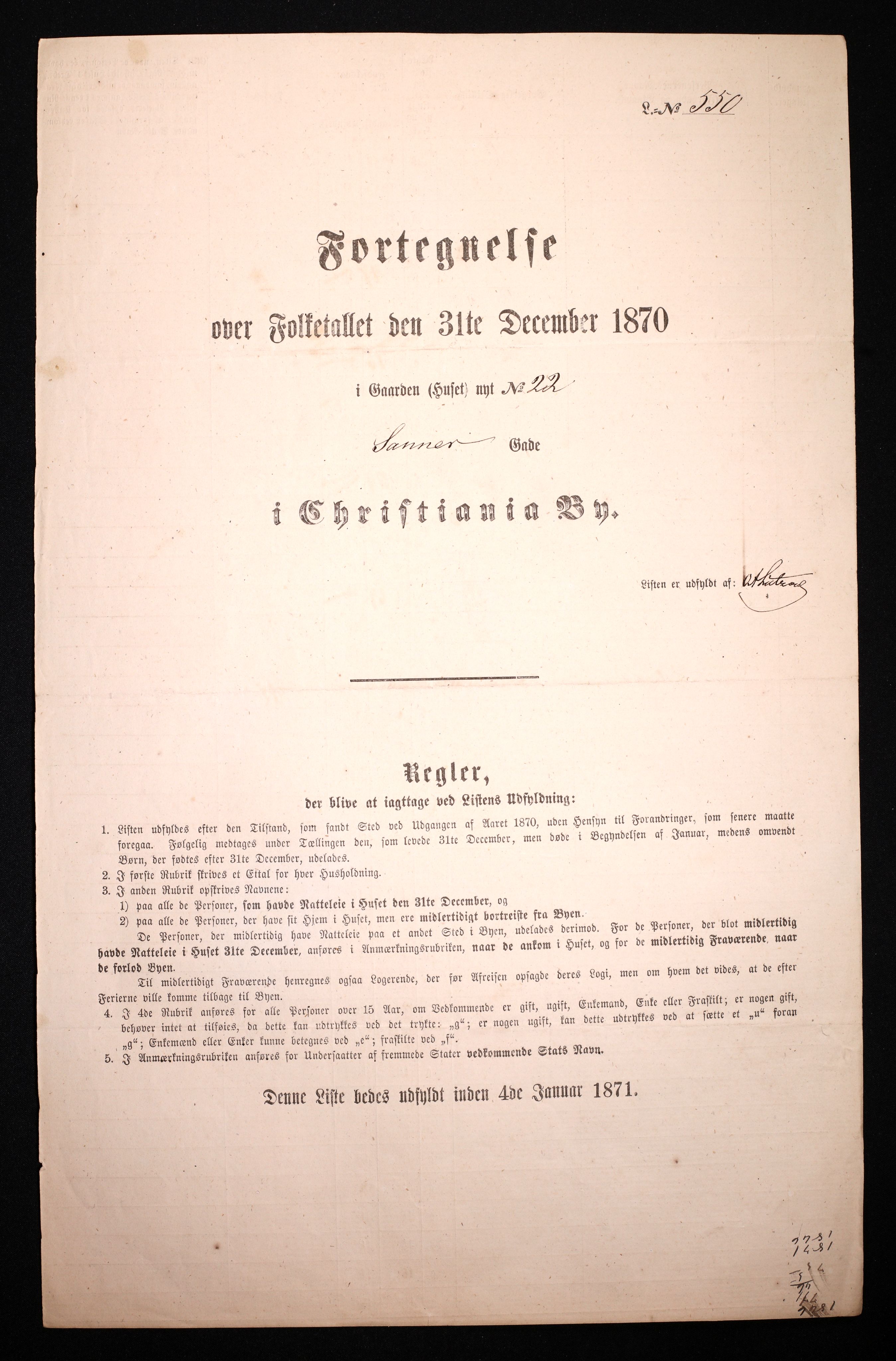 RA, Folketelling 1870 for 0301 Kristiania kjøpstad, 1870, s. 3306