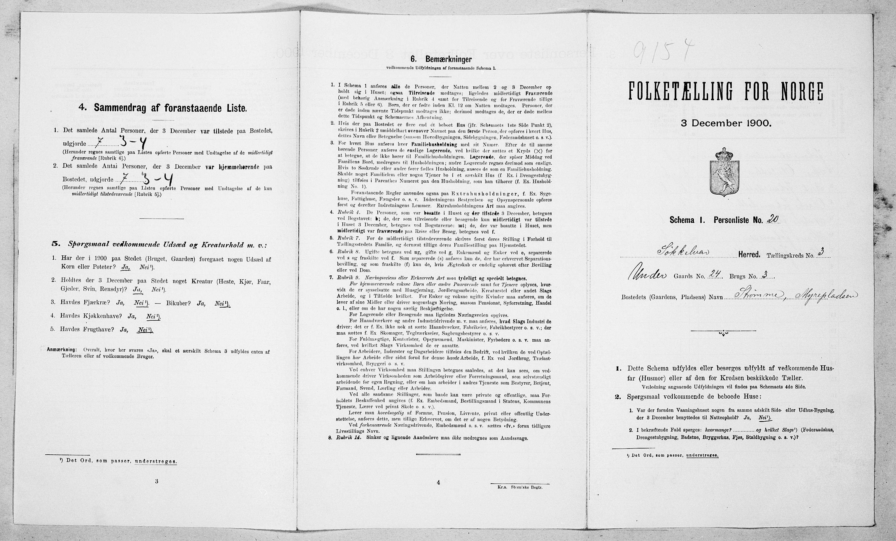 SAT, Folketelling 1900 for 1528 Sykkylven herred, 1900, s. 405